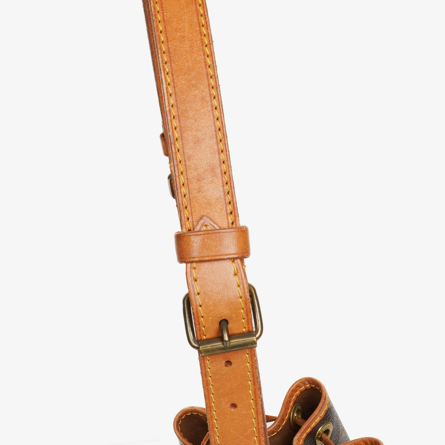 Louis Vuitton Petit Noe Malletier Monogram Canvas Shoulder Bag