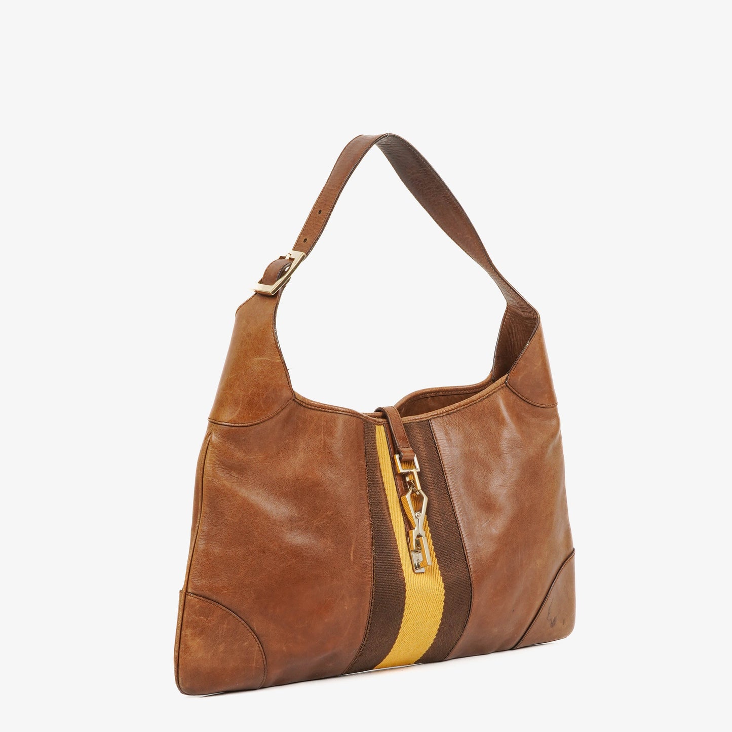 Gucci Jackie Brown Leather Bag
