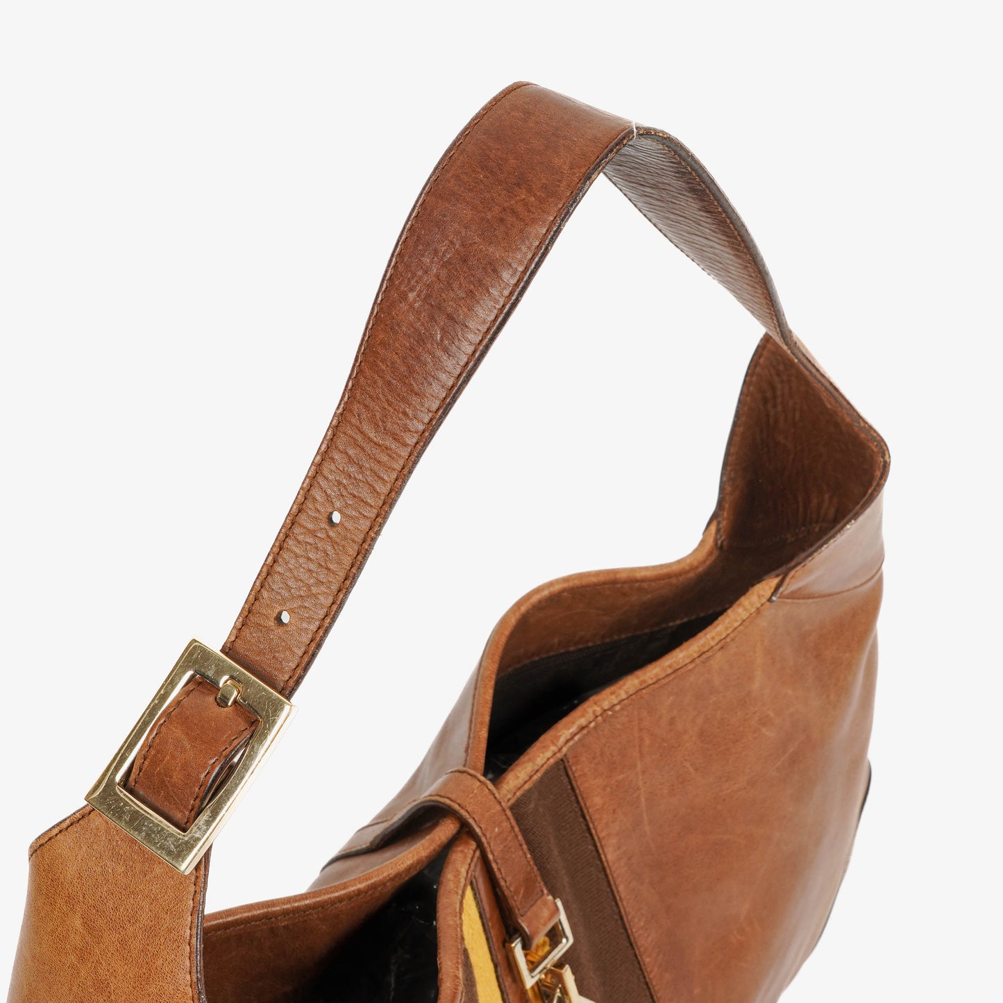 Gucci Jackie Brown Leather Bag