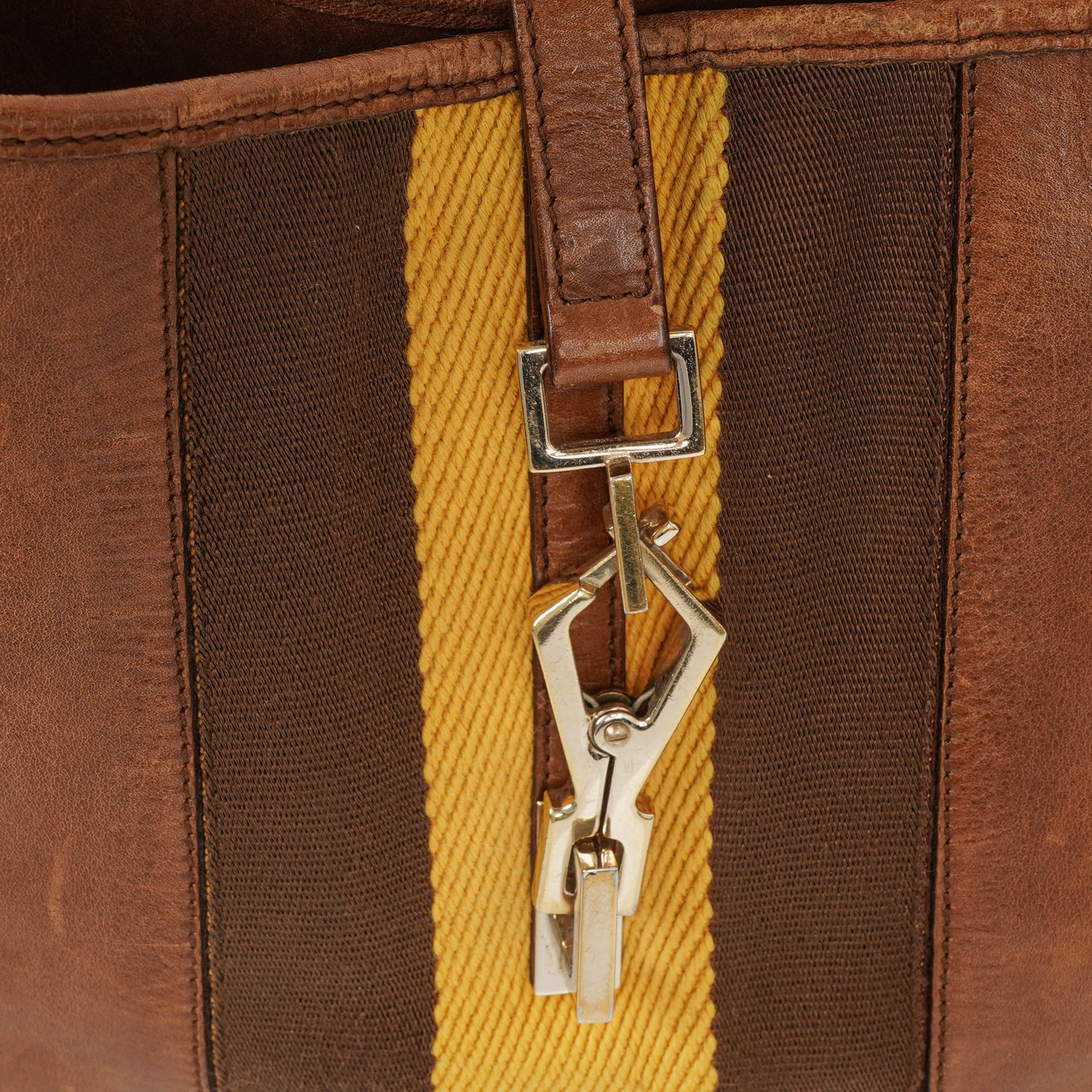 Gucci Jackie Brown Leather Bag