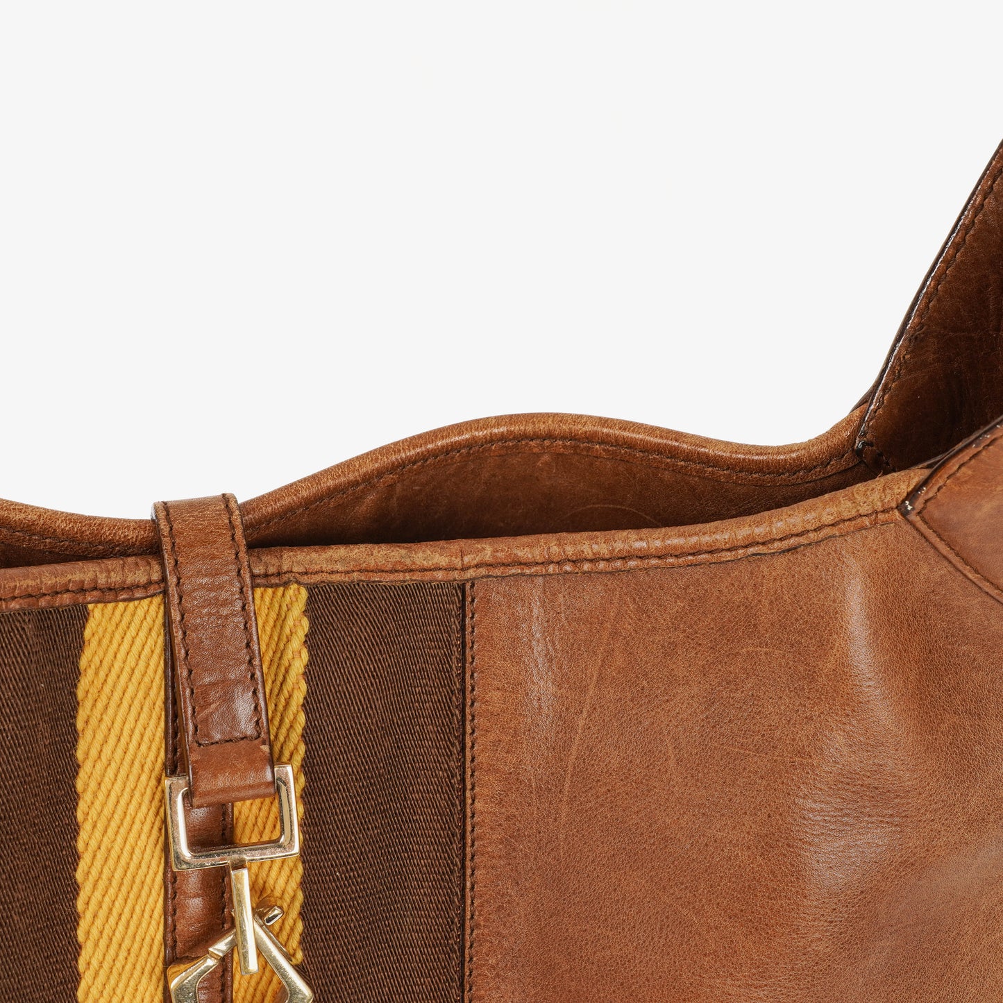 Gucci Jackie Brown Leather Bag