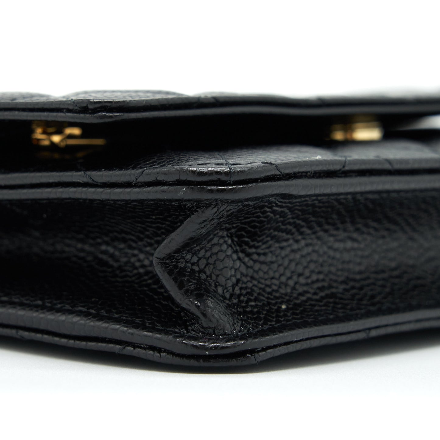 Chanel Classic Wallet On Chain Caviar Black L