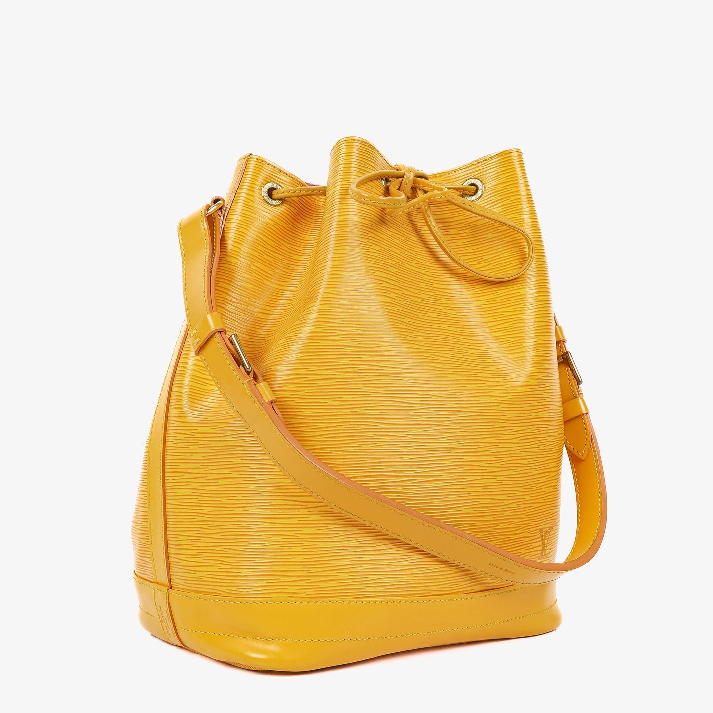Louis Vuitton Noe Grande GM Yellow EPI Leather Shoulder Bag