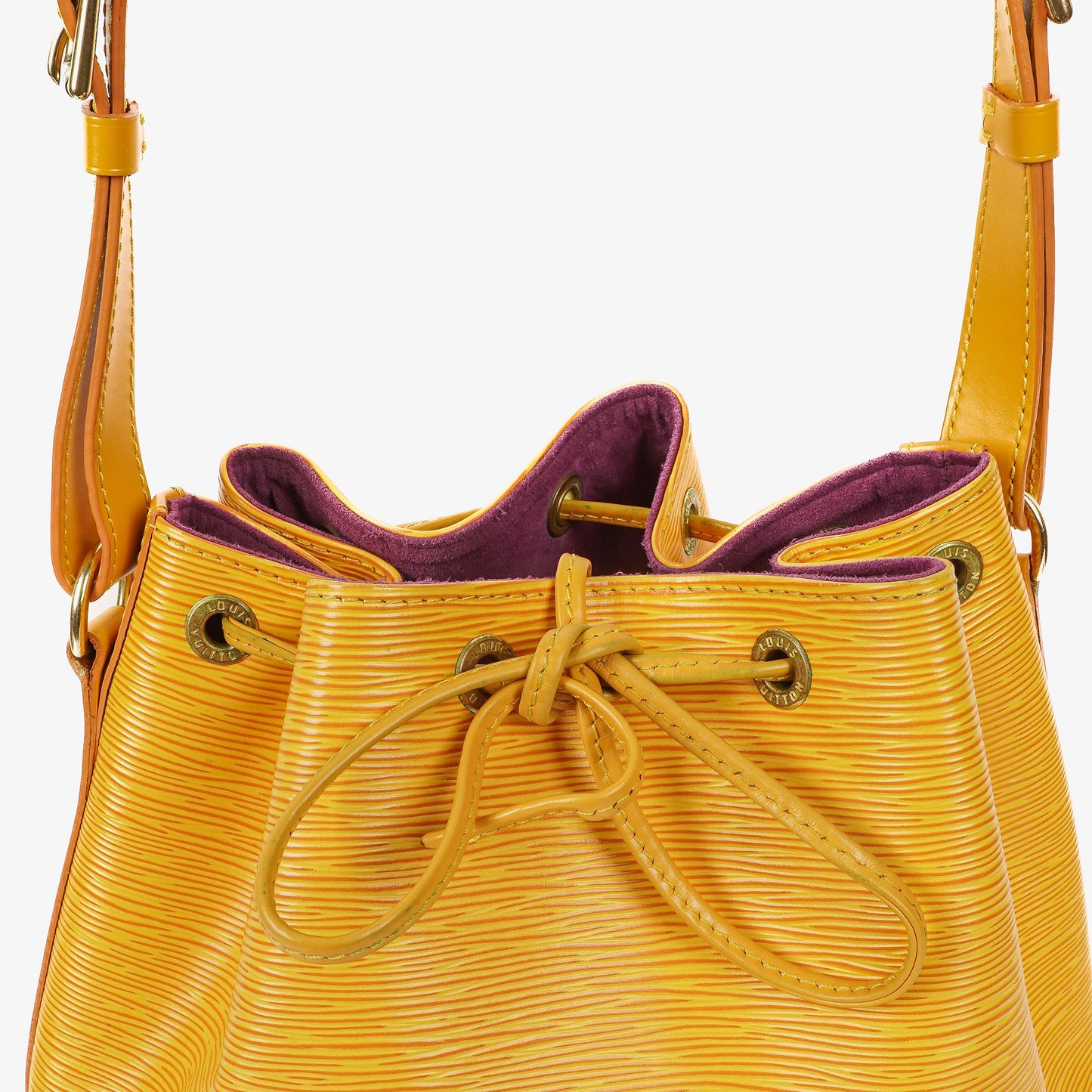 Louis Vuitton Noe Grande GM Yellow EPI Leather Shoulder Bag