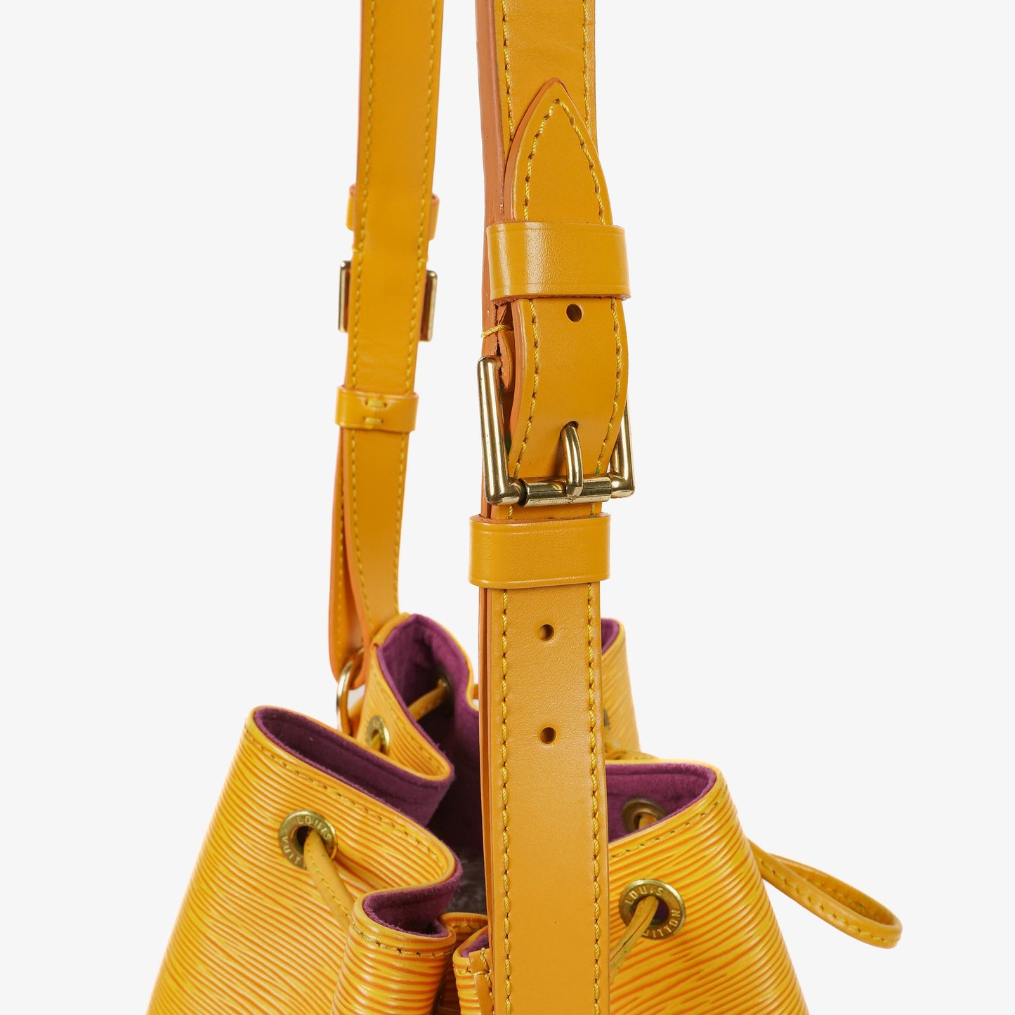 Louis Vuitton Noe Grande GM Yellow EPI Leather Shoulder Bag