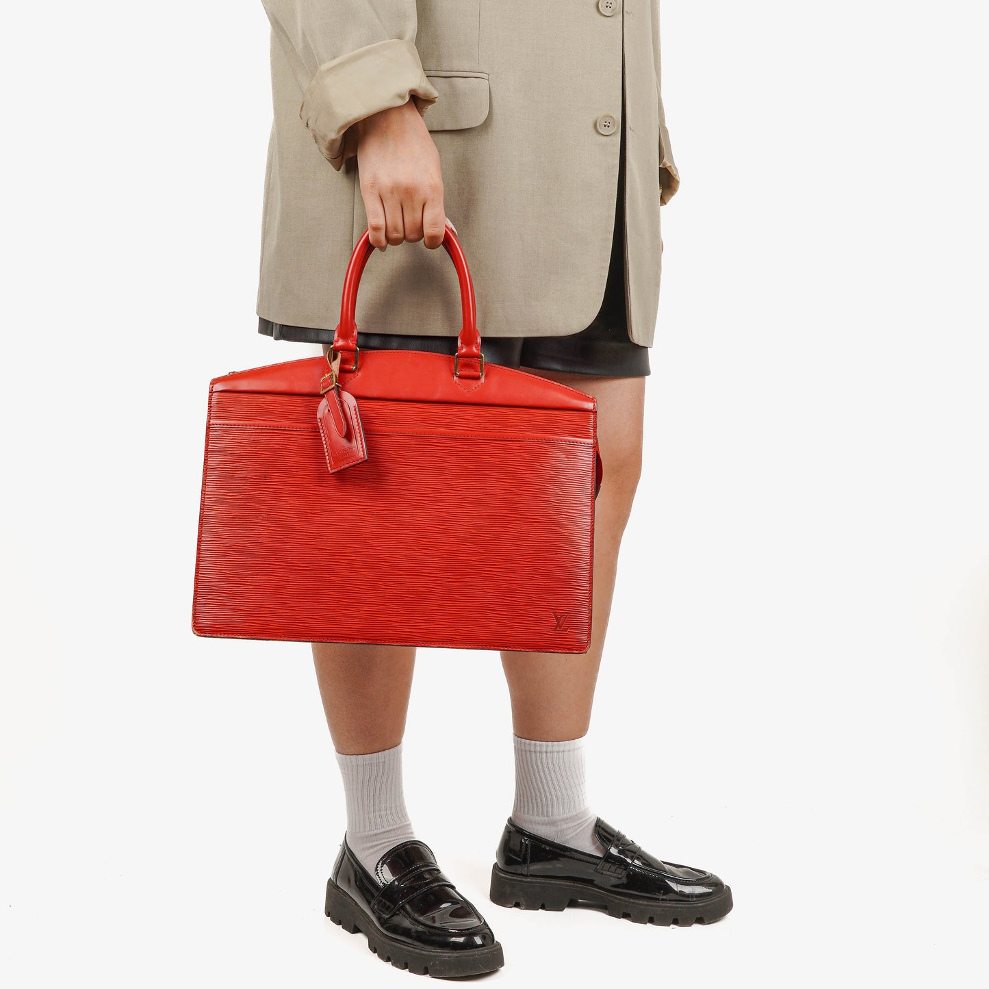 Louis Vuitton Riviera Red EPI Leather Shouder Bag