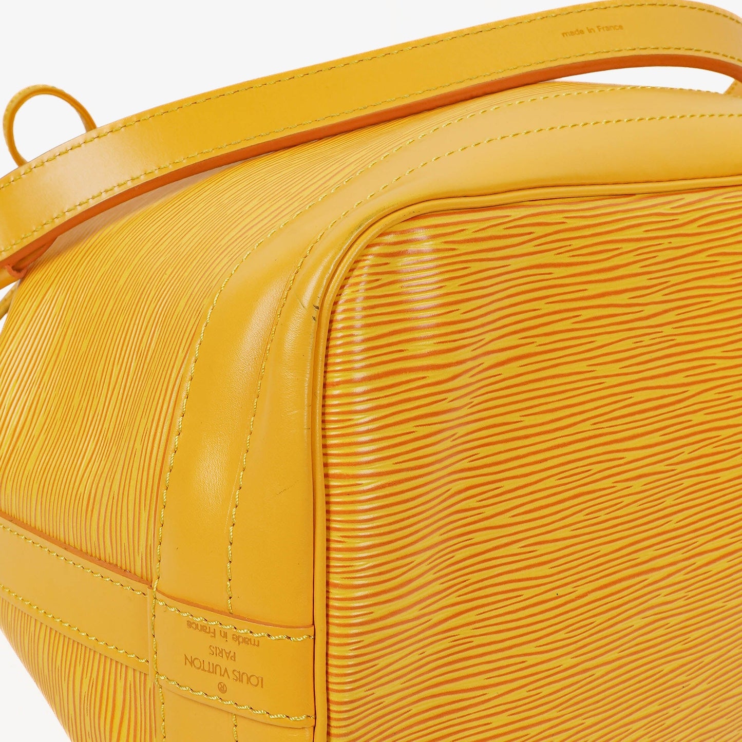 Louis Vuitton Noe Grande GM Yellow EPI Leather Shoulder Bag