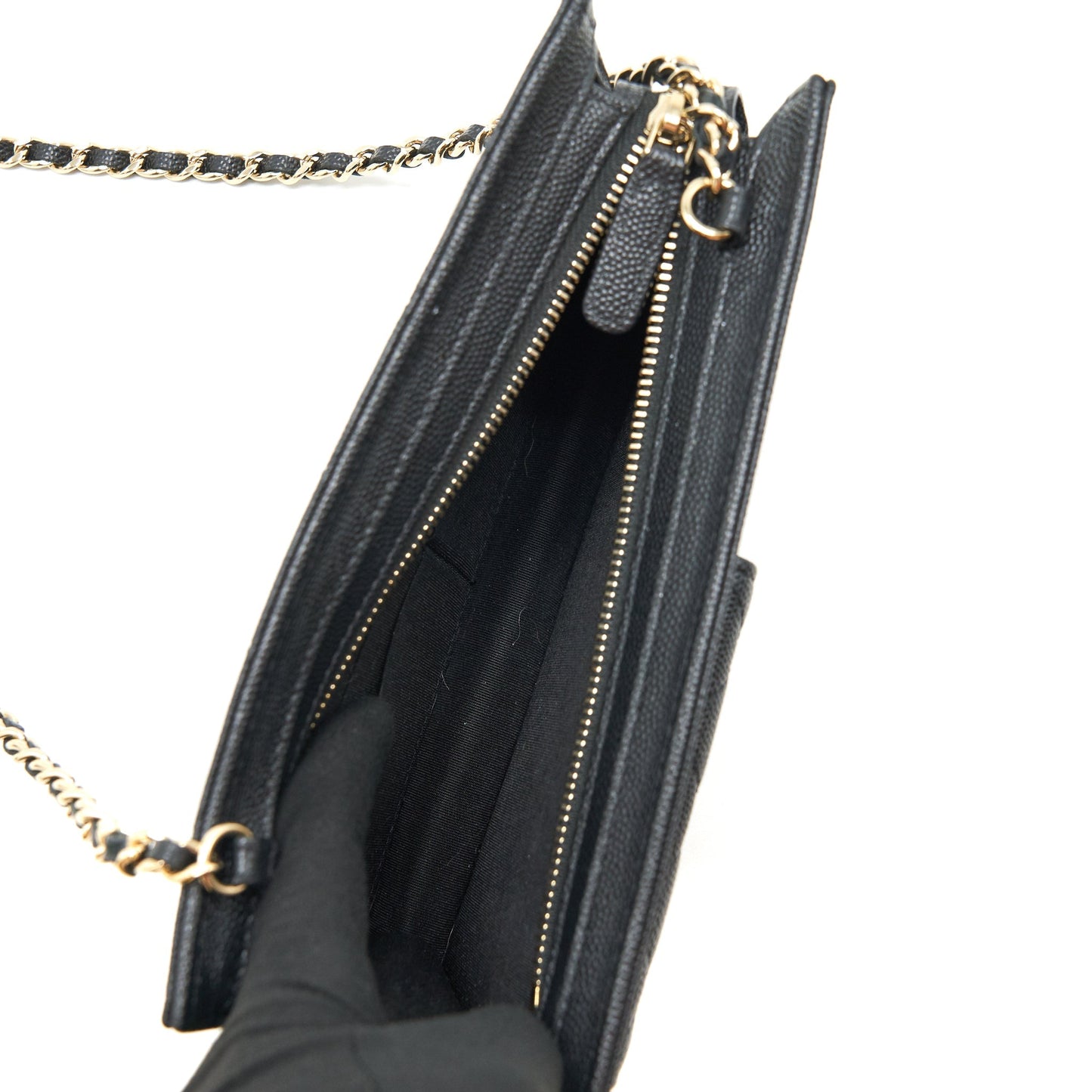 Chanel Mini Crossbody Bag Caviar Black