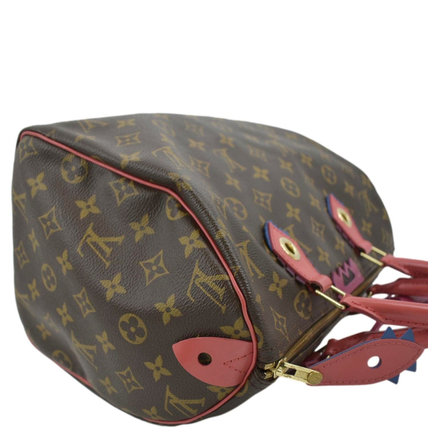 LOUIS VUITTON Totem  30 Monogram Canvas Satchel Bag Flamingo Pink