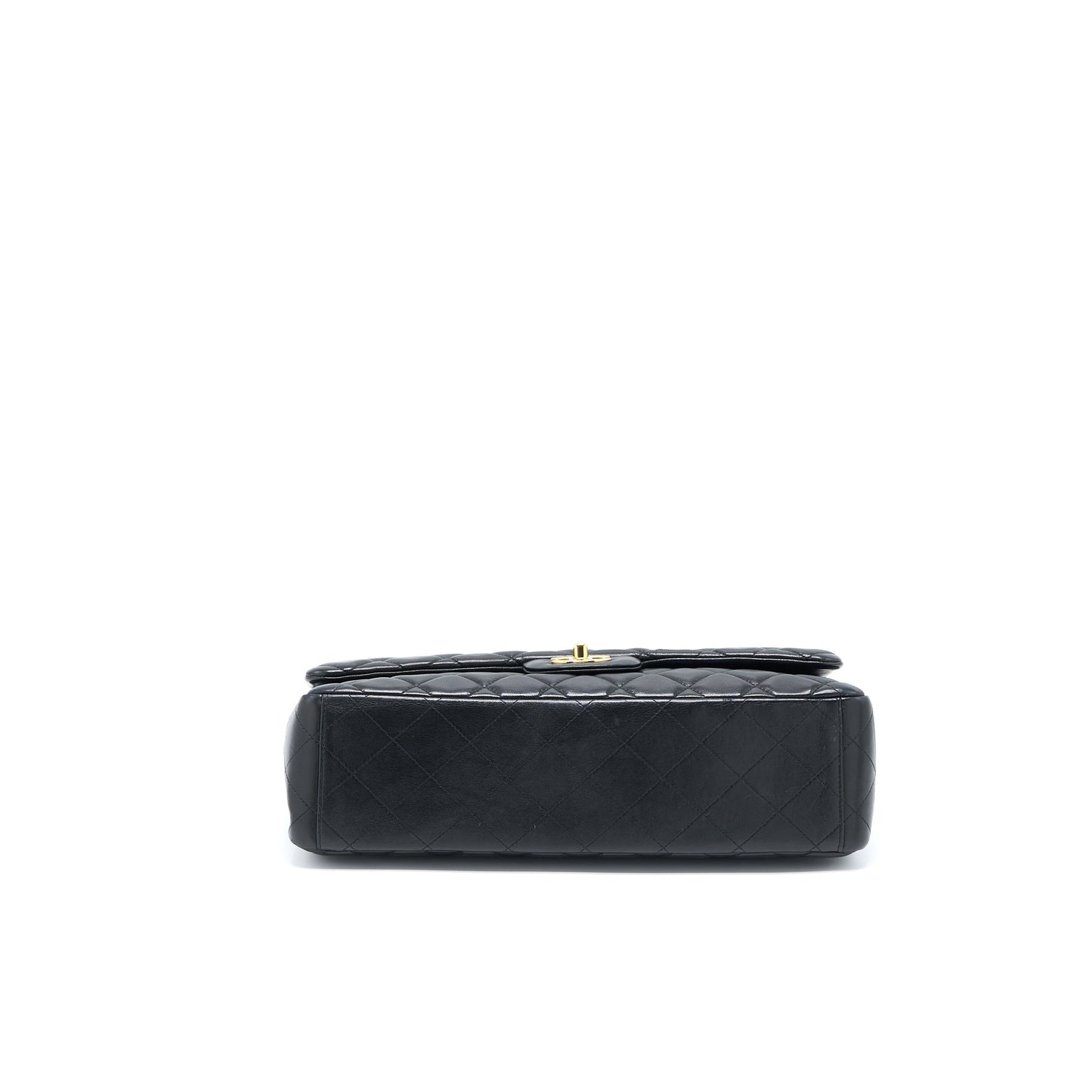 Chanel Maxi Single Flap Bag Lambskin Black