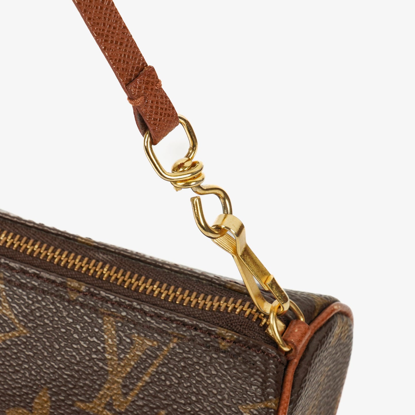 Louis Vuitton Papillon 30  Monogram Canvas Handbag With Mini Papillon Pochette