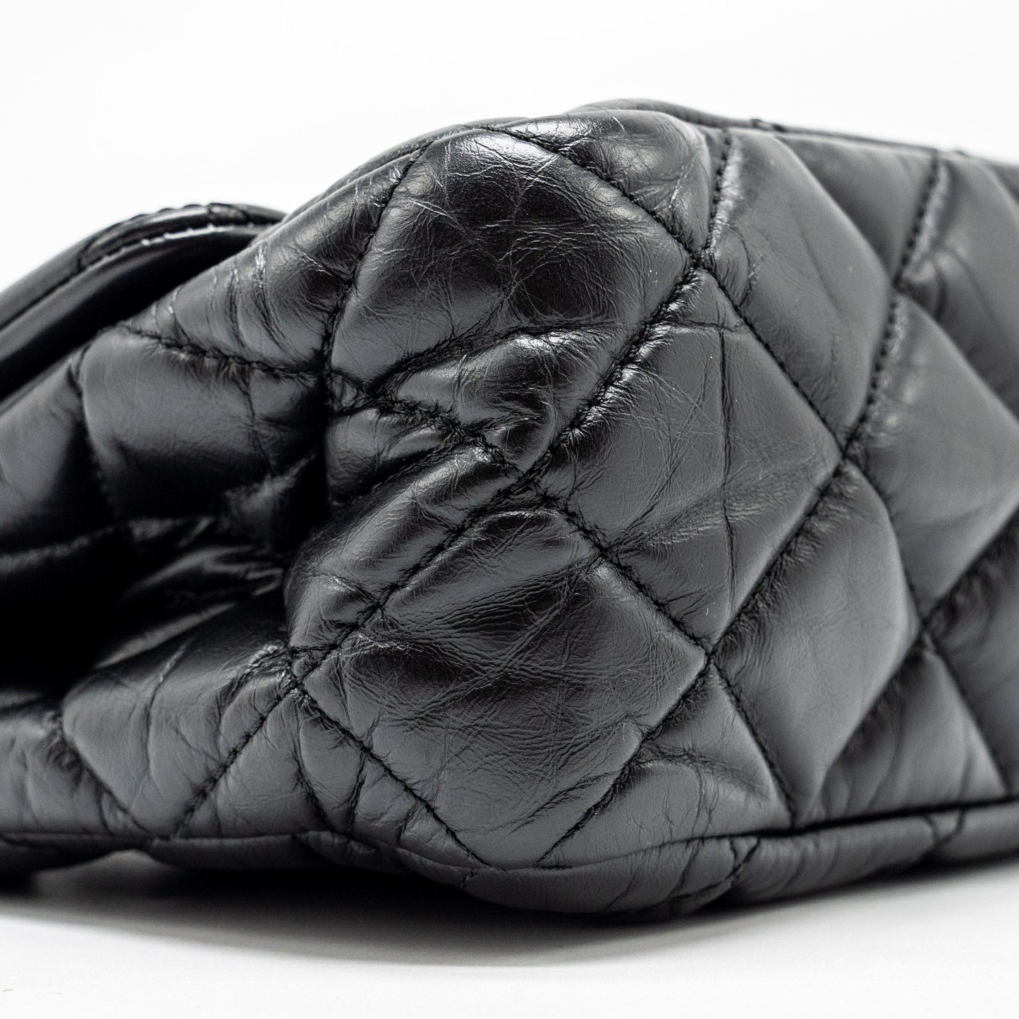 Chanel Hanger Reissue Flap Bag Limited Edition Aged Calfskin Black