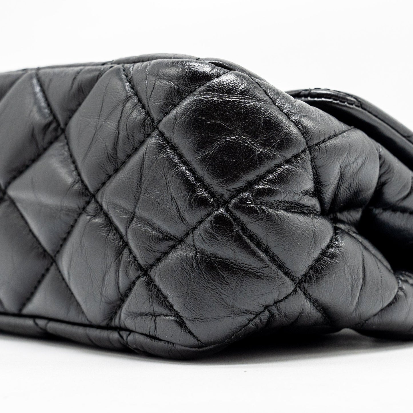 Chanel Hanger Reissue Flap Bag Limited Edition Aged Calfskin Black