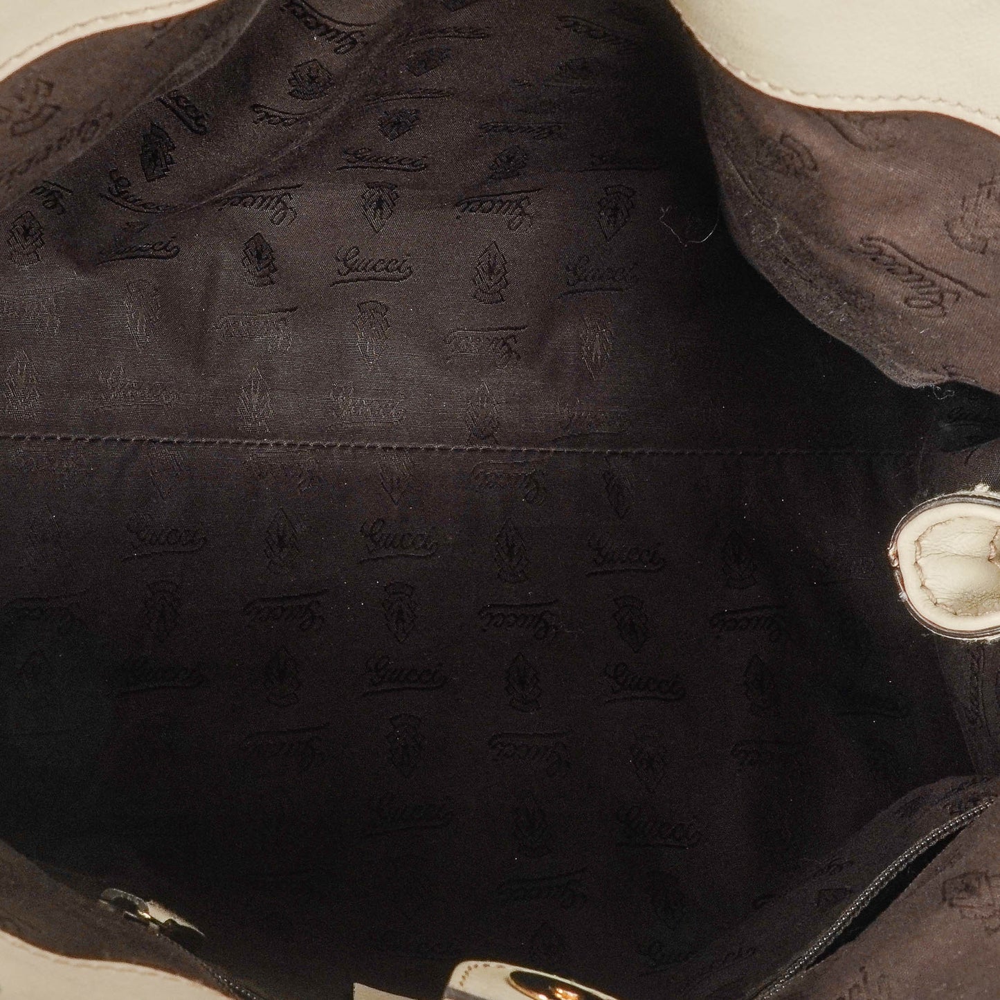 Gucci Guccissima Neutral Leather Sukey Hobo Bag