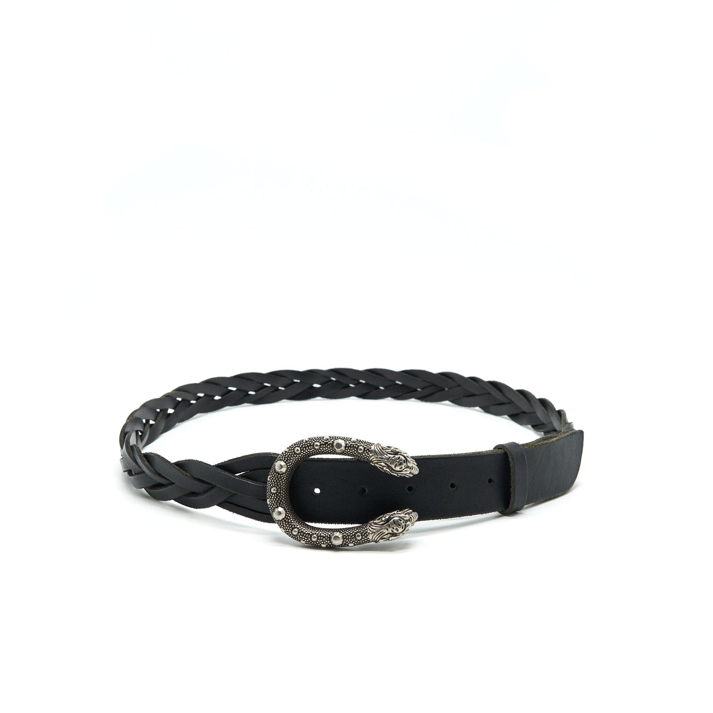 GUCCI 105cm Men?s Dionysus Leather Belt In Black