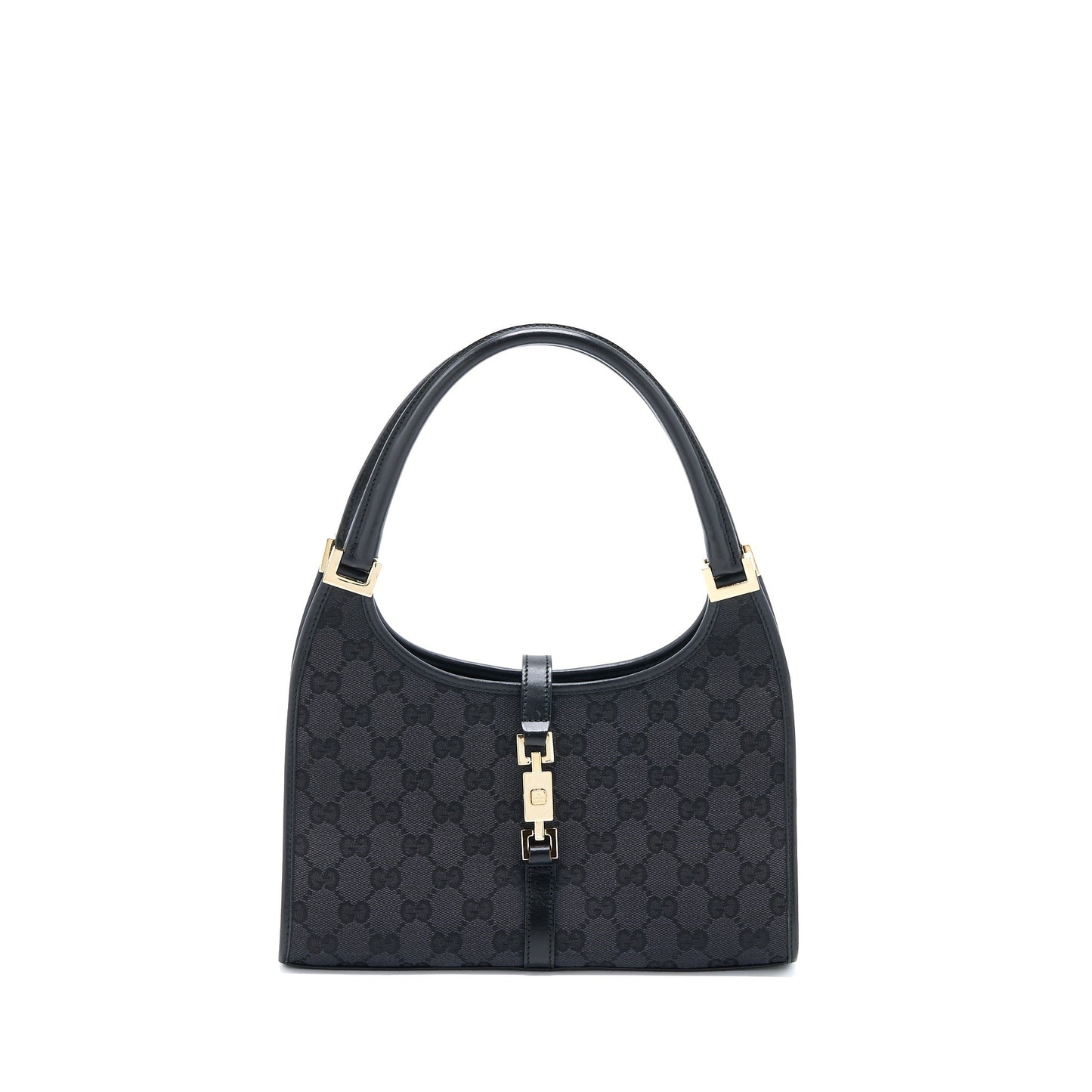 Gucci   Jackie Bag GG Printed Canvas Black