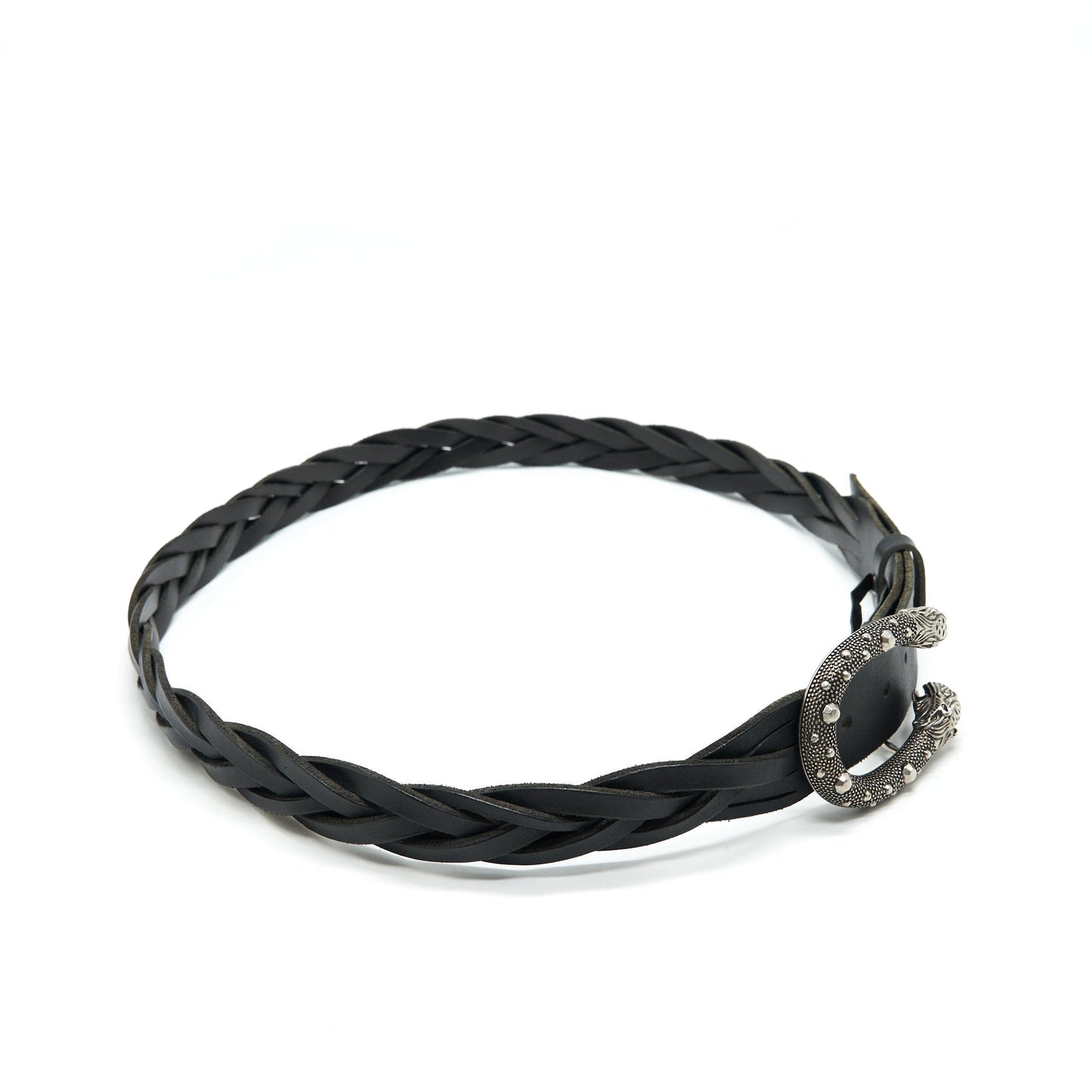 GUCCI 105cm Men?s Dionysus Leather Belt In Black