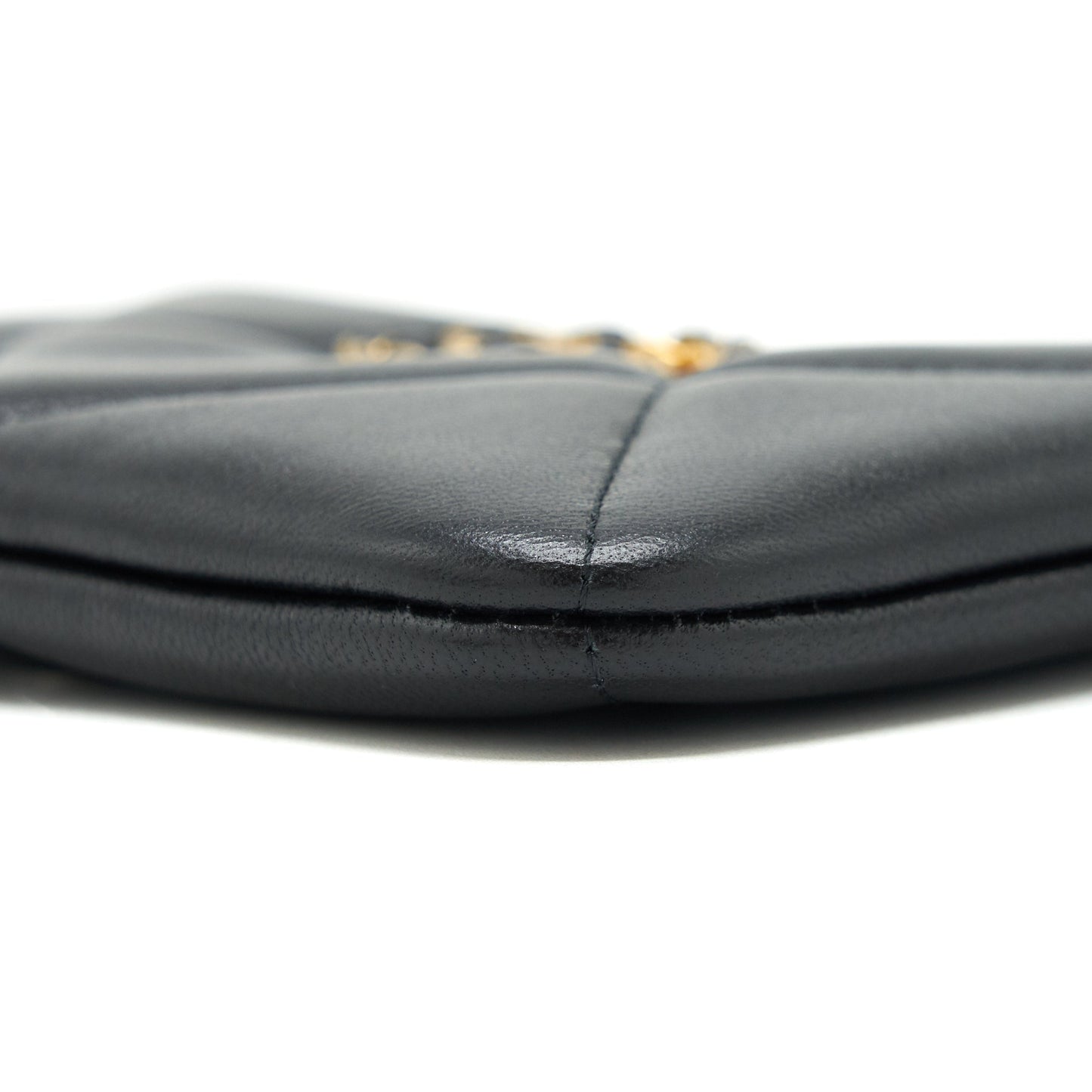 Chanel 19 Mini Pouch Lambskin Black