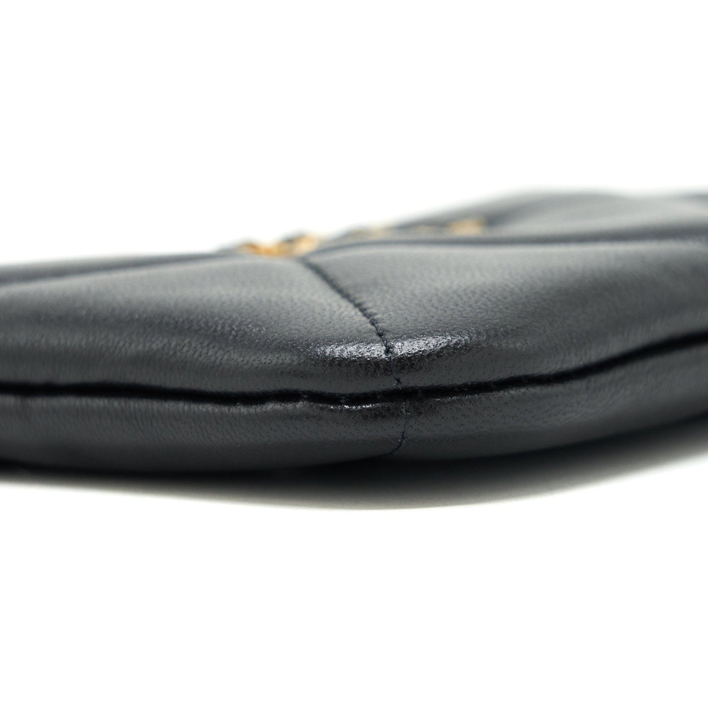 Chanel 19 Mini Pouch Lambskin Black