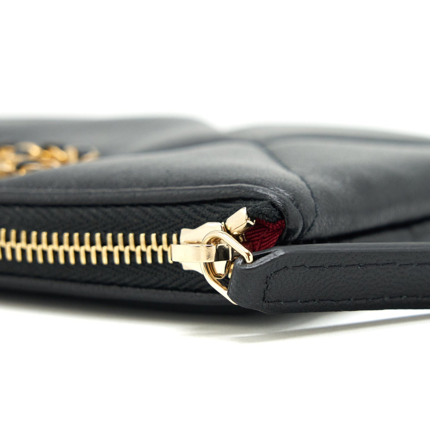 Chanel 19 Mini Pouch Lambskin Black