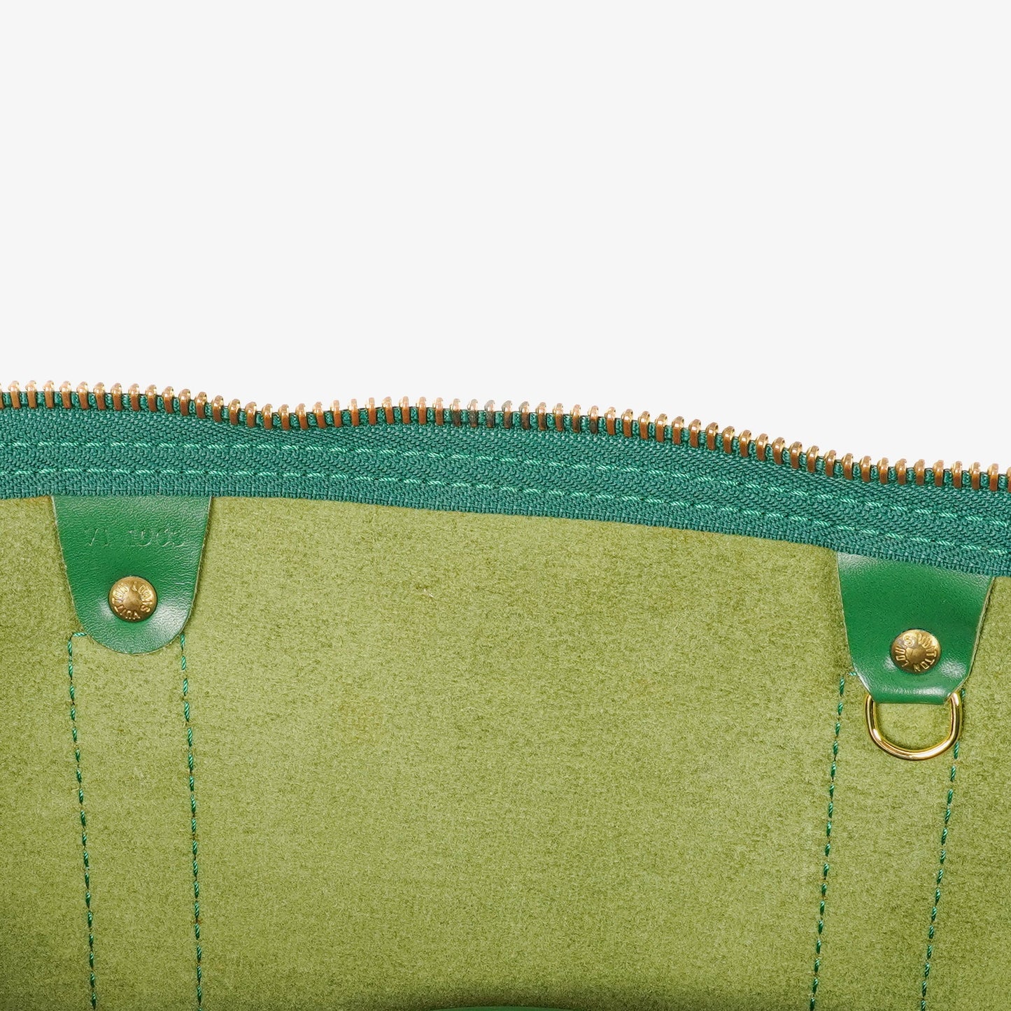 Louis Vuitton Keepall 55 Green EpI Leather Travel Bag