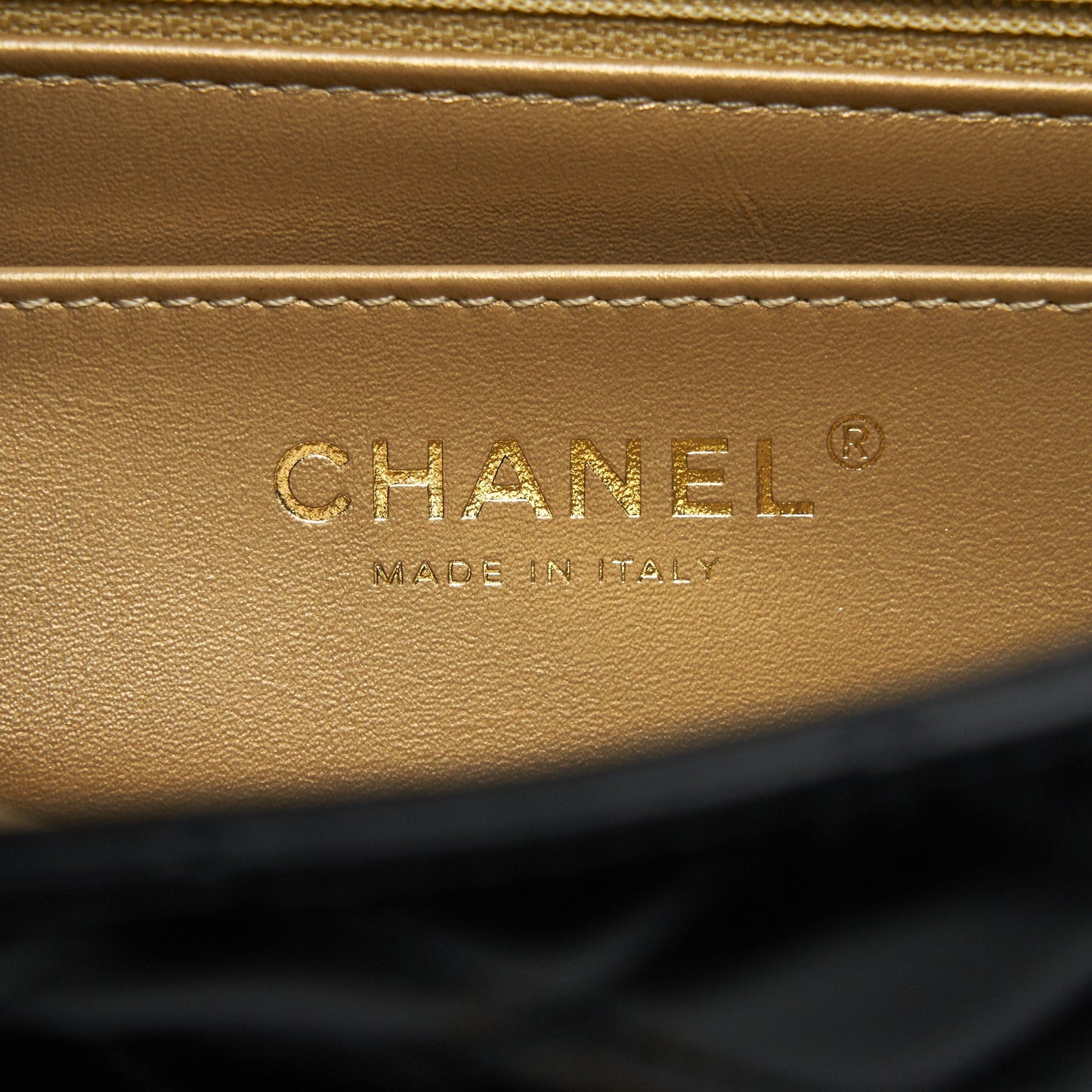 Chanel 22C pearl crush mini Rectangular Lambskin Black