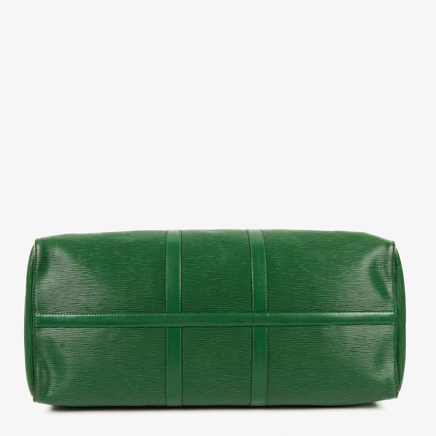 Louis Vuitton Keepall 55 Green EpI Leather Travel Bag