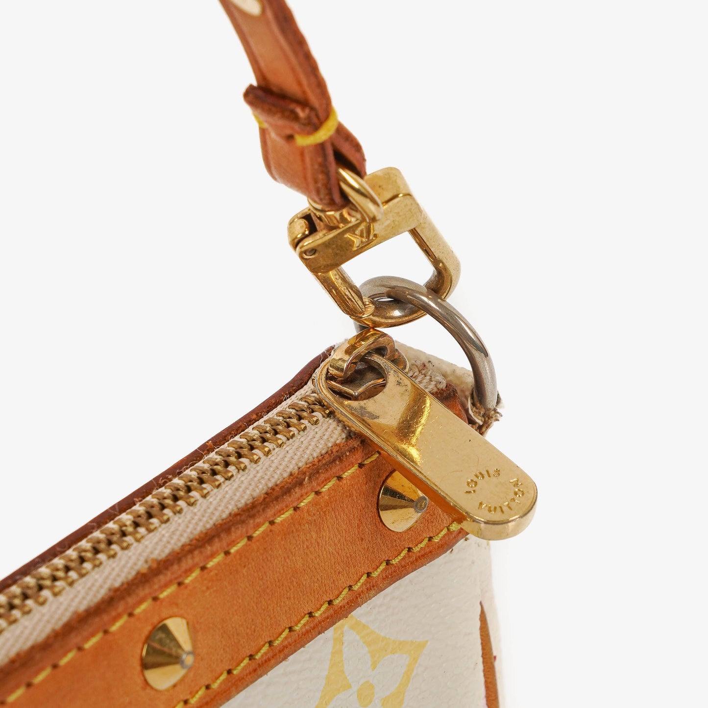 Louis Vuitton Takashi Murakami Pochette Accessoire Multicolor Clutch Handbag