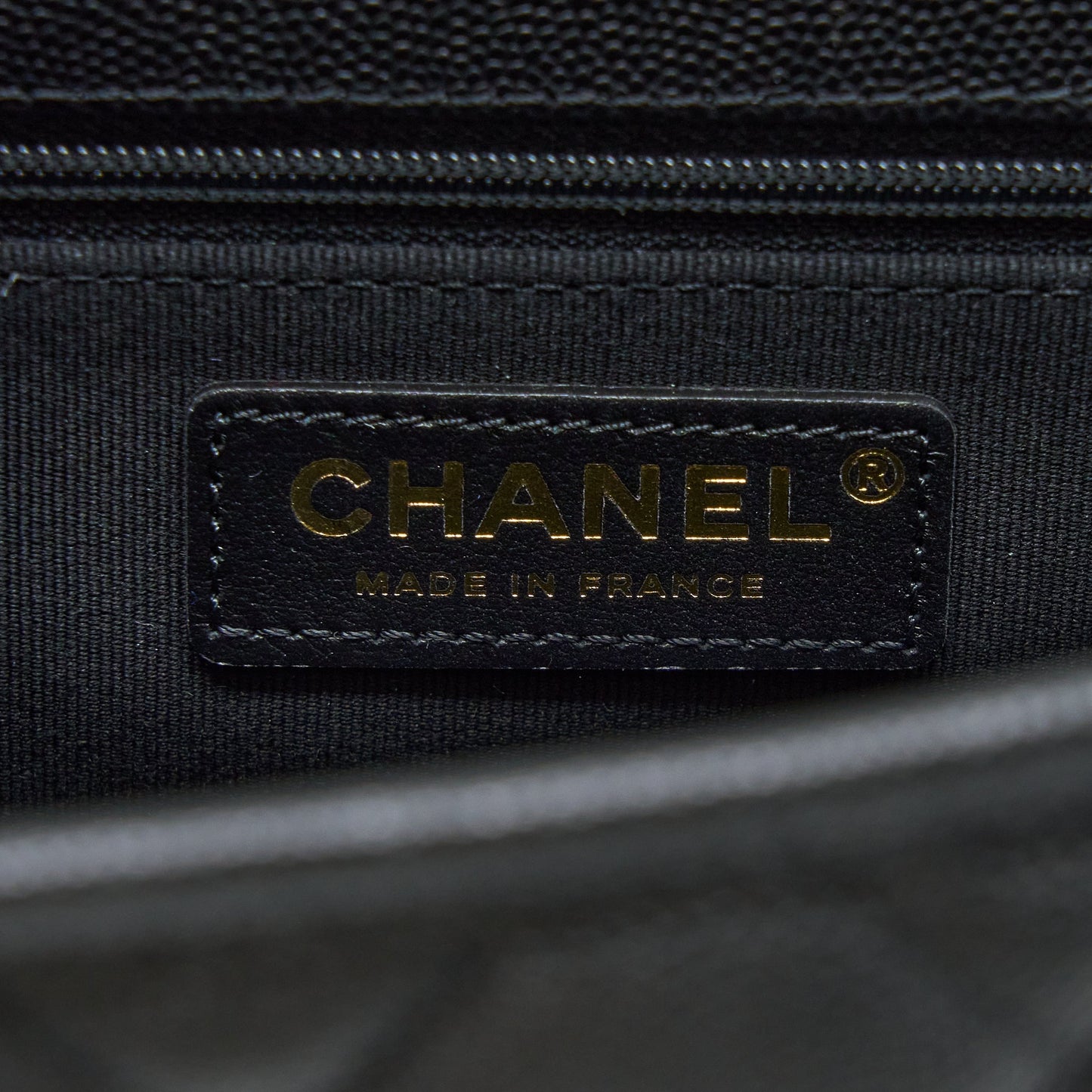 Chanel 22K Large Backpack Caviar Black Brushed  (Microchip)