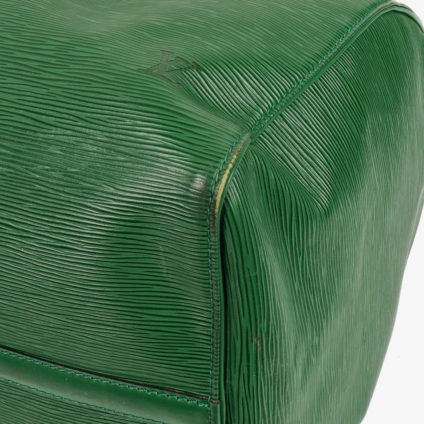 Louis Vuitton Keepall 55 Green EpI Leather Travel Bag