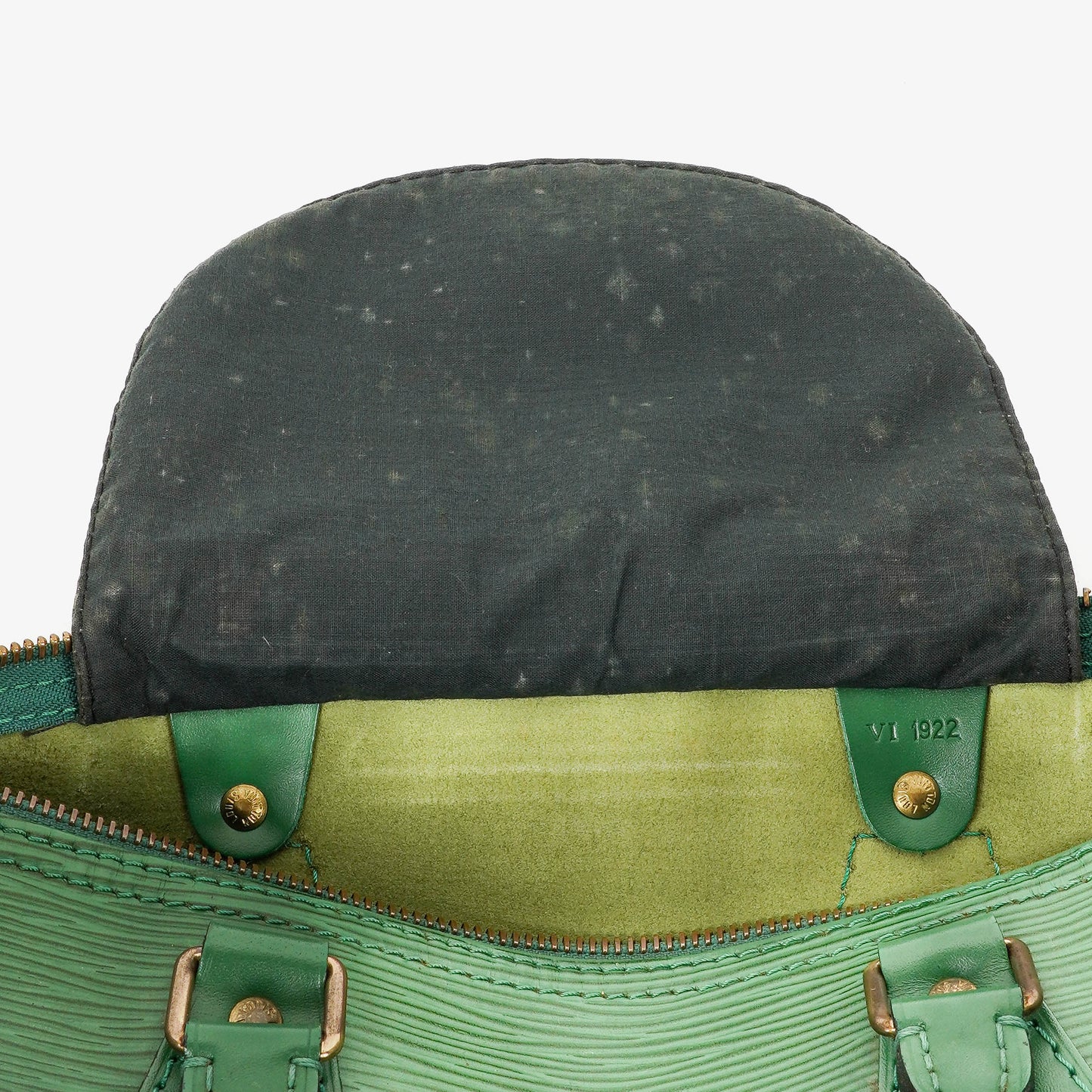 Louis Vuitton  30 Green EPI Leather Handbag