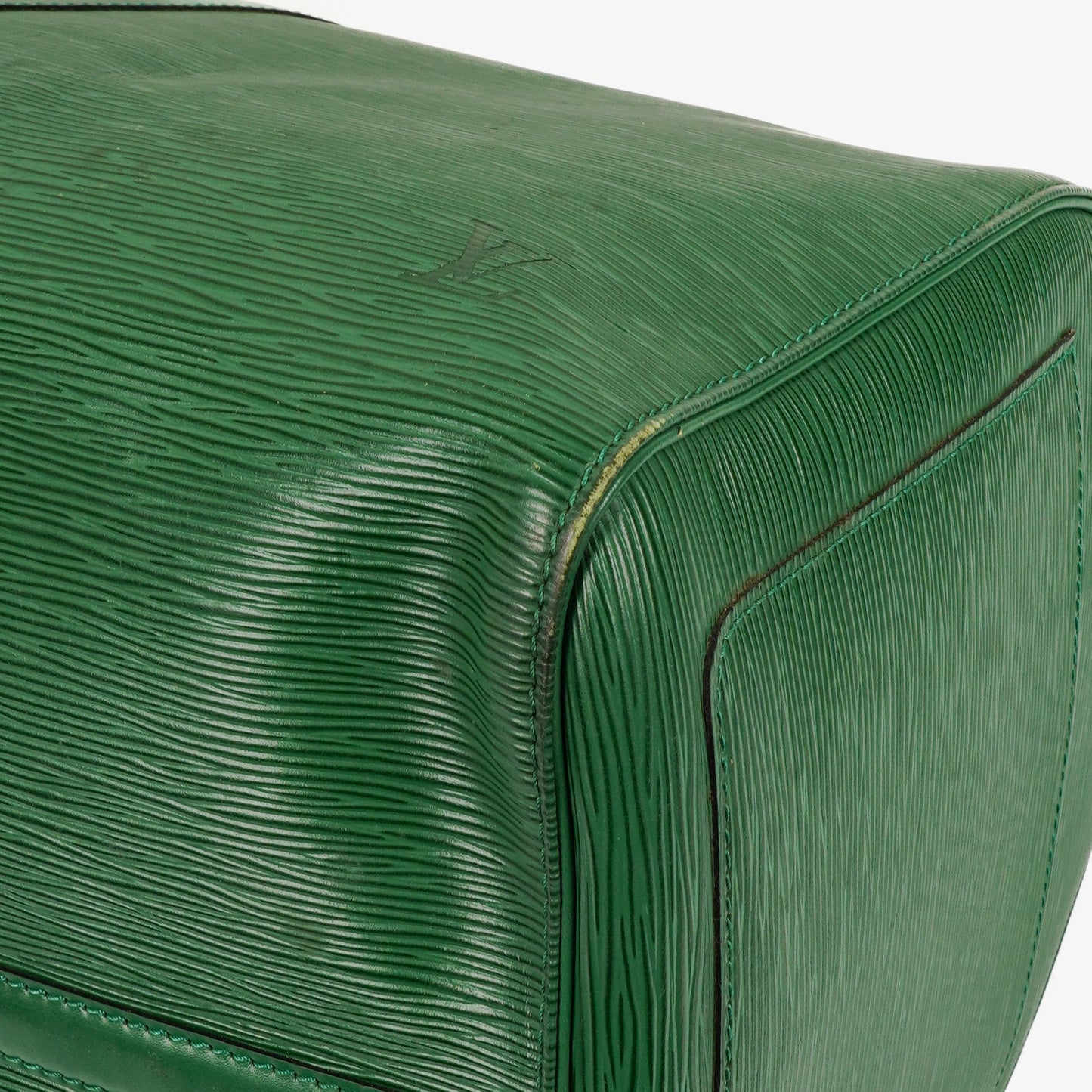 Louis Vuitton Keepall 55 Green EpI Leather Travel Bag