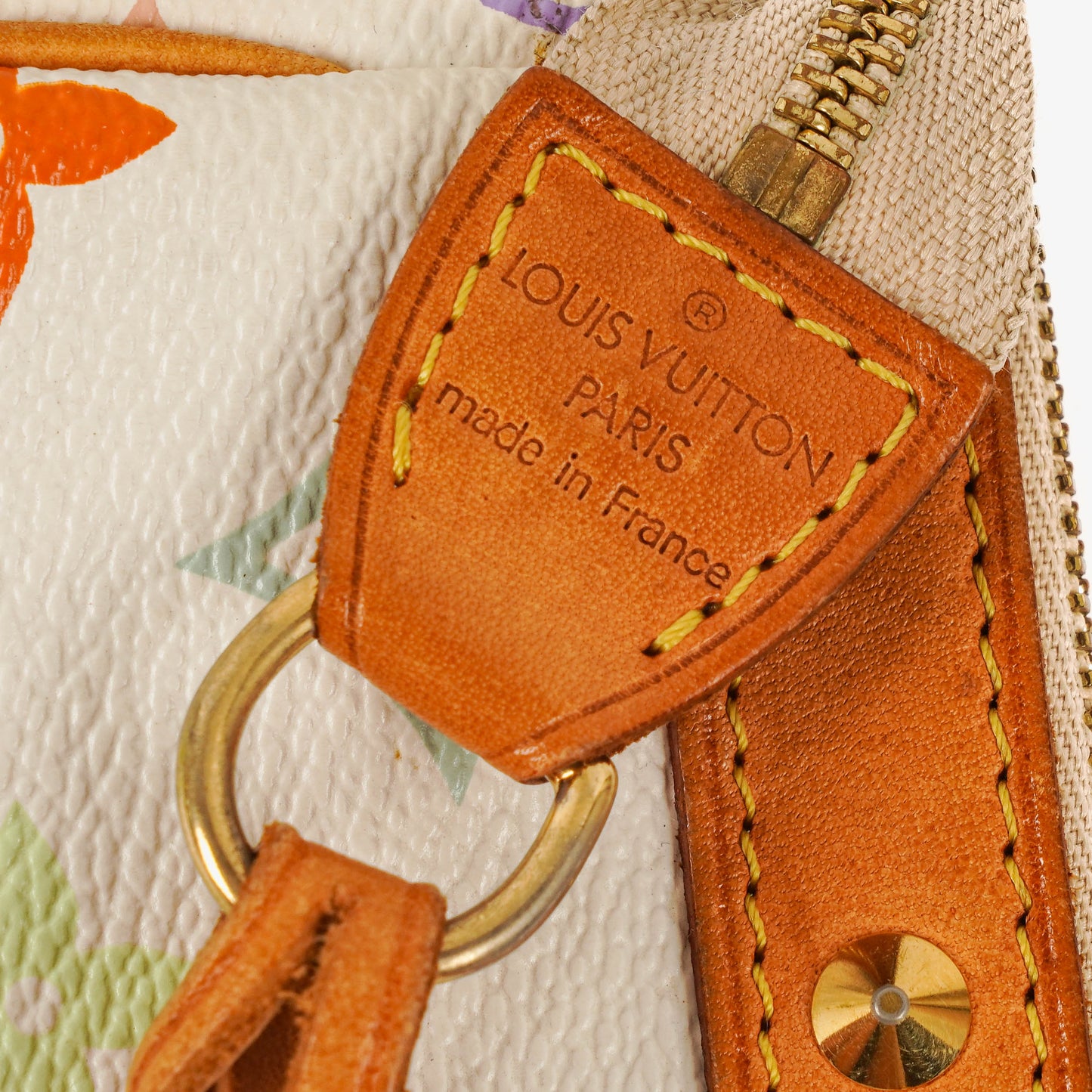 Louis Vuitton Takashi Murakami Pochette Accessoire Multicolor Clutch Handbag