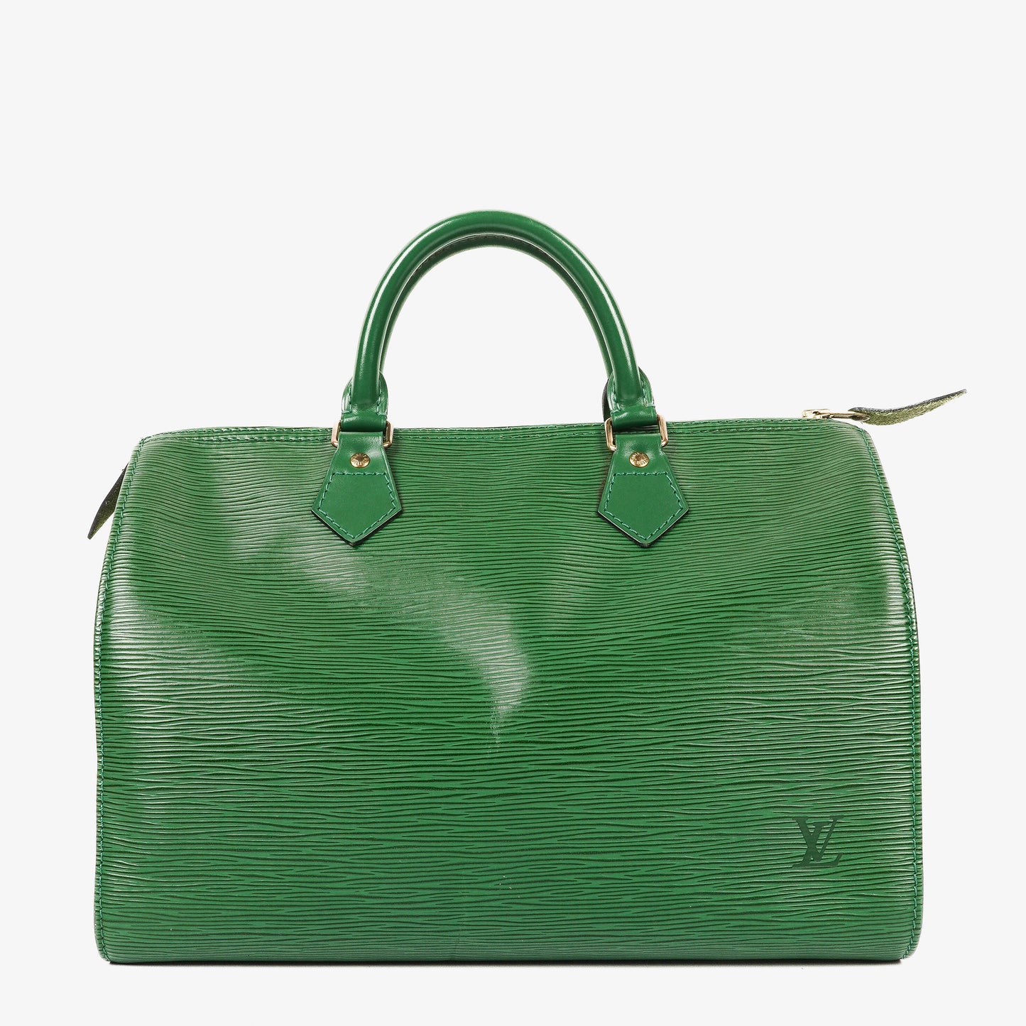 Louis Vuitton  30 Green EPI Leather Handbag