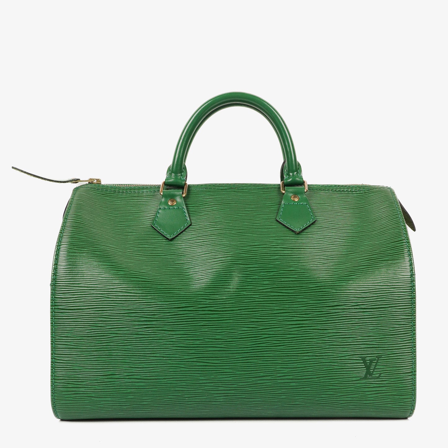 Louis Vuitton  30 Green EPI Leather Handbag