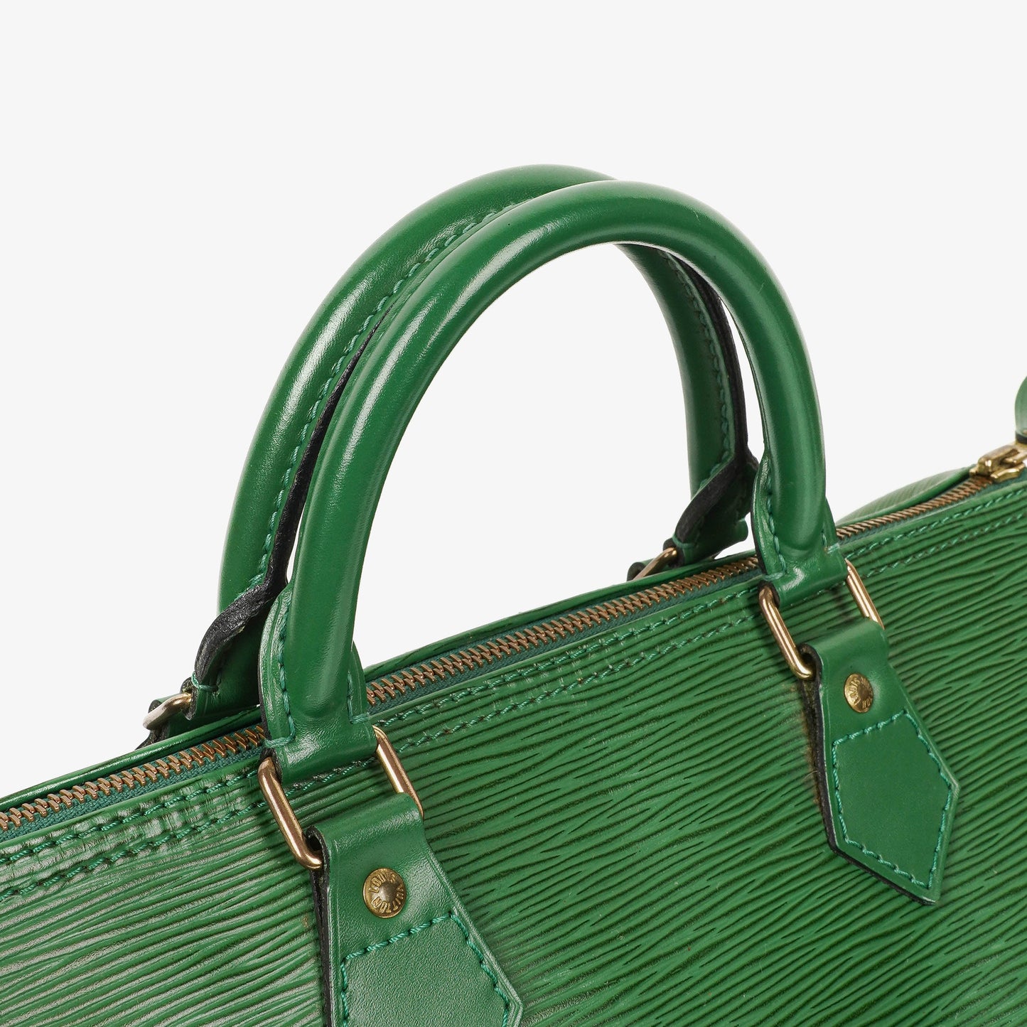 Louis Vuitton  30 Green EPI Leather Handbag