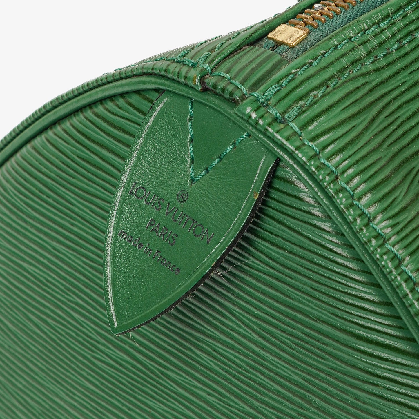 Louis Vuitton  30 Green EPI Leather Handbag