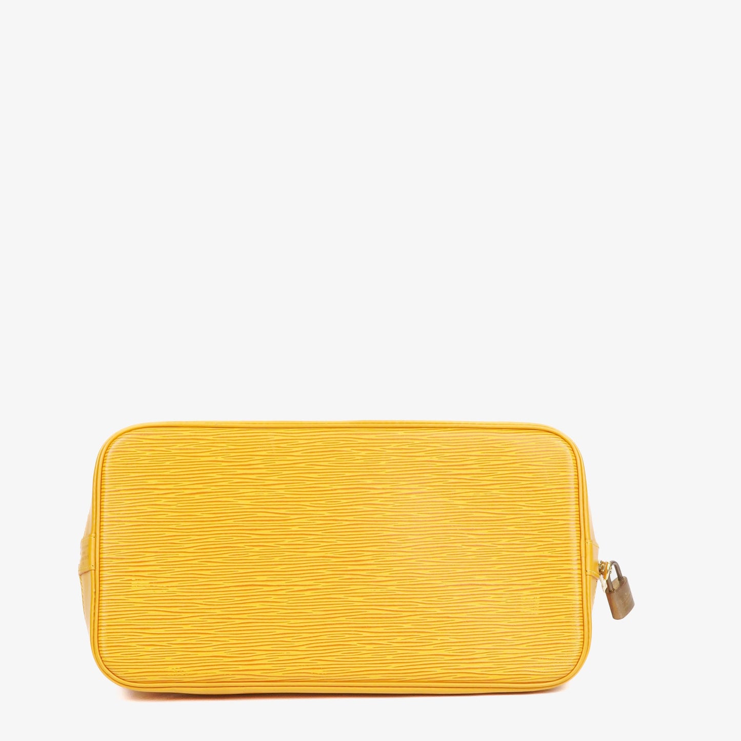 Louis Vuitton Alma PM Yellow Epi Leather Handbag