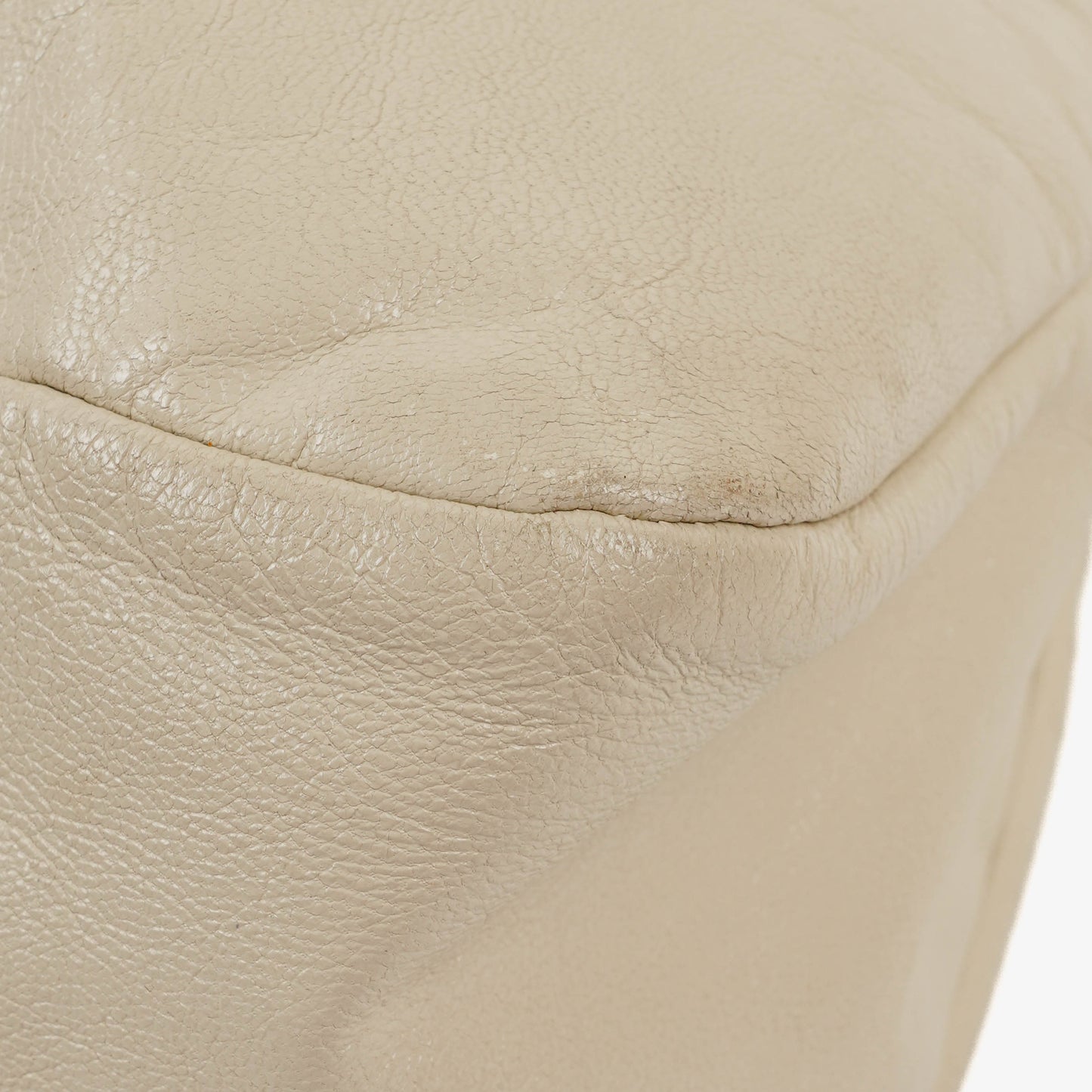 Gucci Bamboo Handle Large Neutral Calfskin Studded Tote Bag