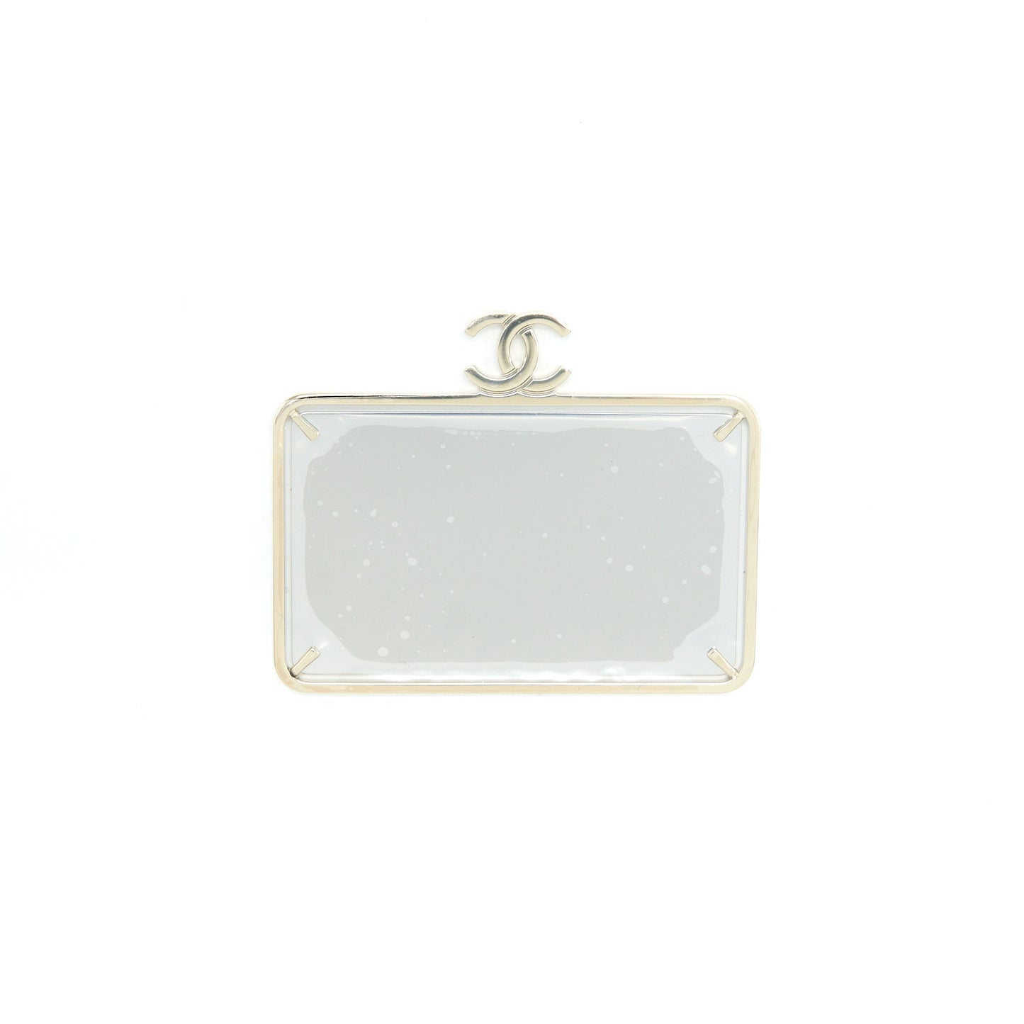Chanel 22P Quilted Mini Box Vanity With Chain Lambskin White L