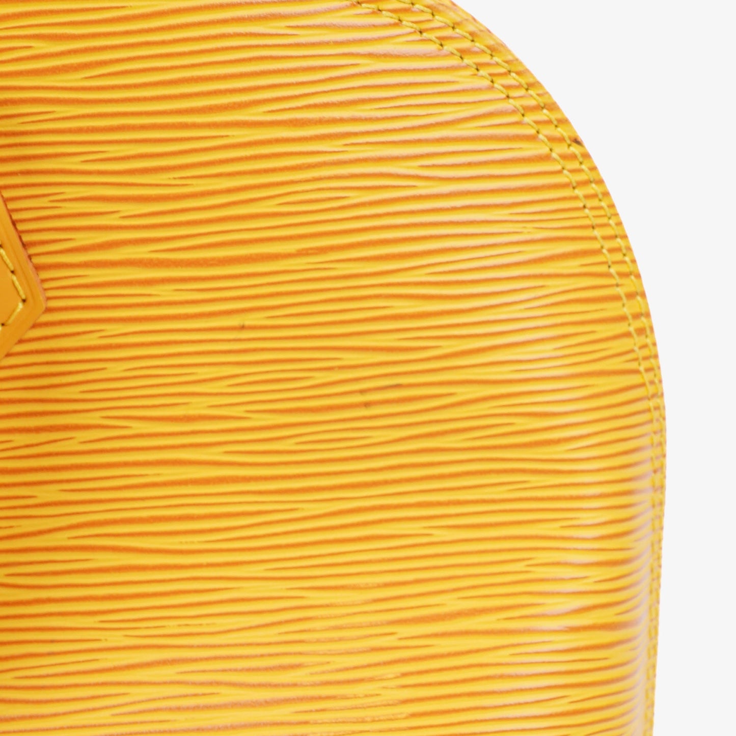 Louis Vuitton Alma PM Yellow Epi Leather Handbag