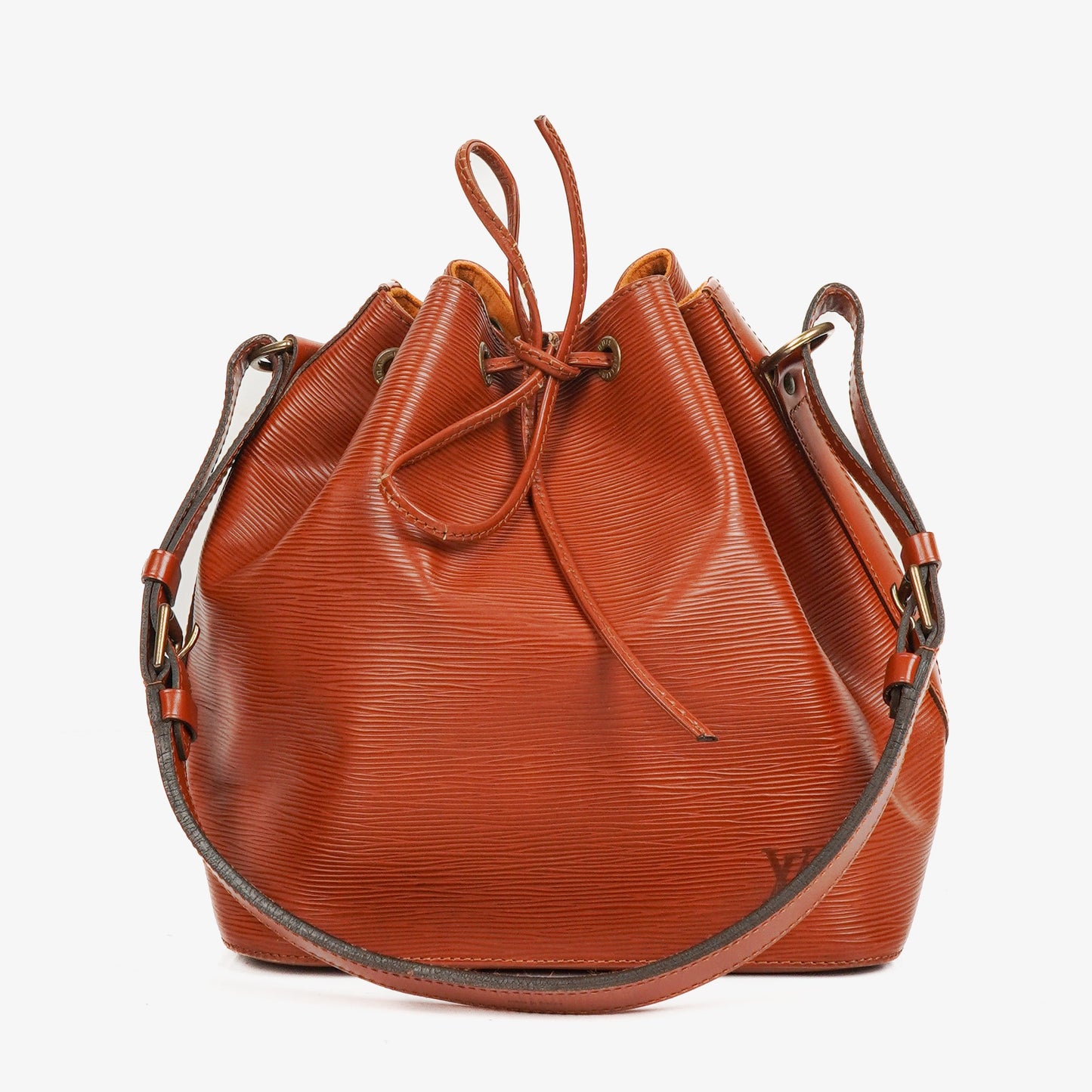 Louis Vuitton Petit Noe Brown EPI Leather Shoulder Bag