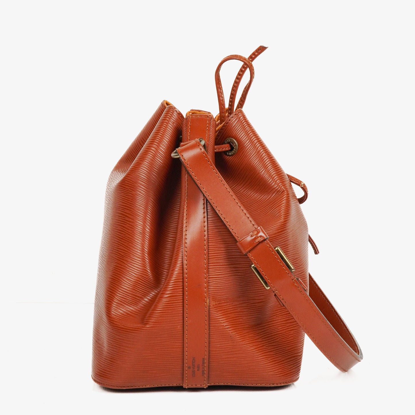 Louis Vuitton Petit Noe Brown EPI Leather Shoulder Bag