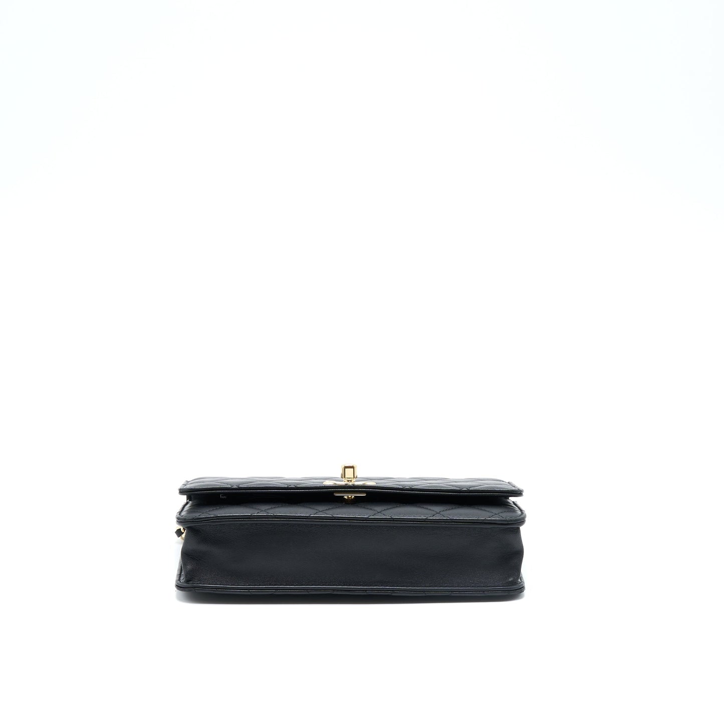 Chanel Trendy CC Wallet On Chain Lambskin Black
