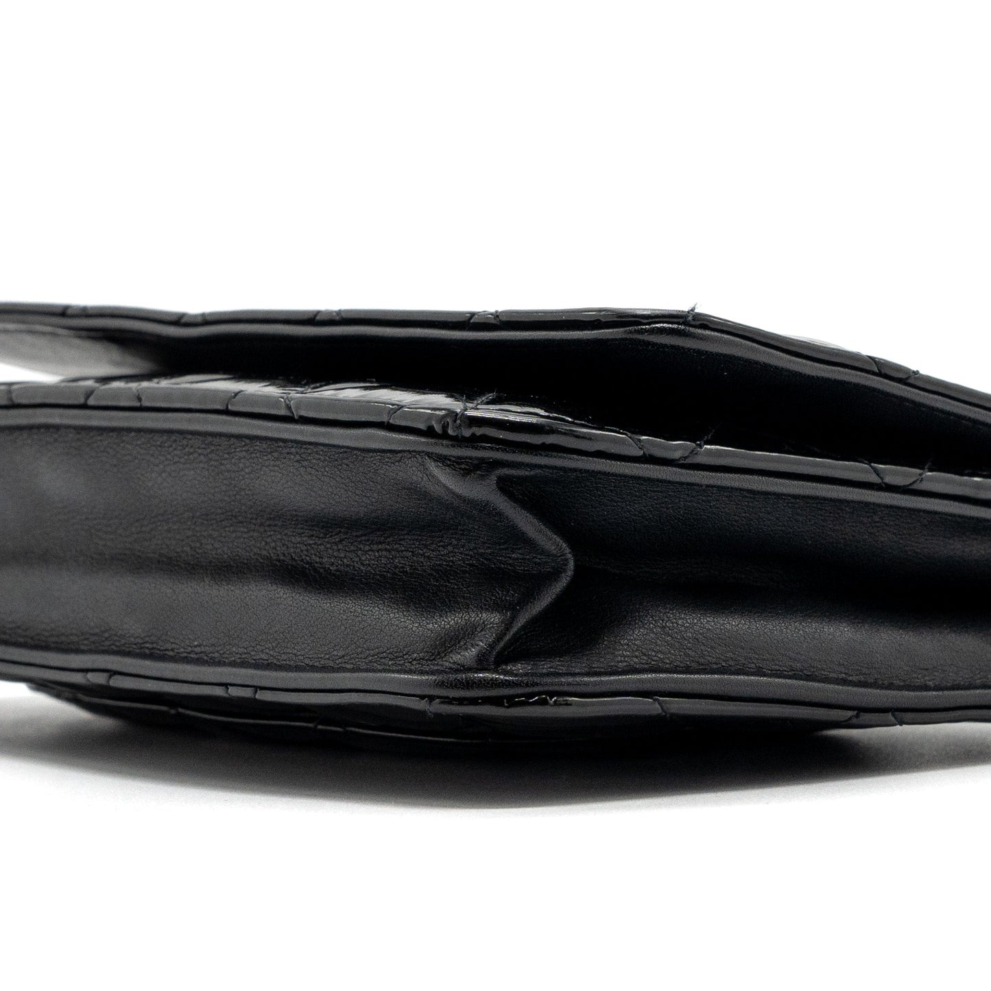 Chanel Classic Wallet On Chain Patent Black