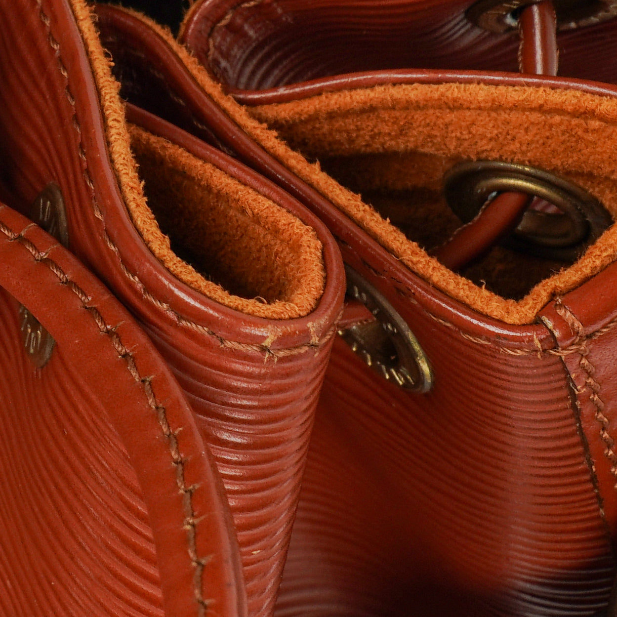 Louis Vuitton Petit Noe Brown EPI Leather Shoulder Bag