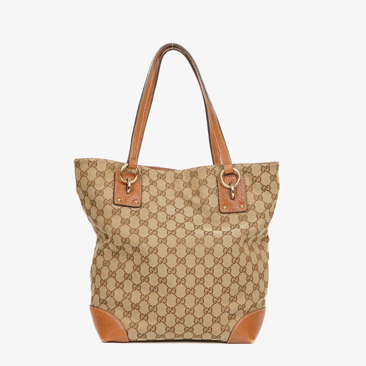 Gucci GG Canvas Charm Tote Bag