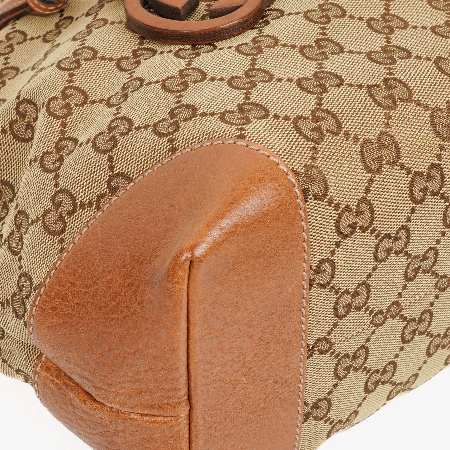 Gucci GG Canvas Charm Tote Bag