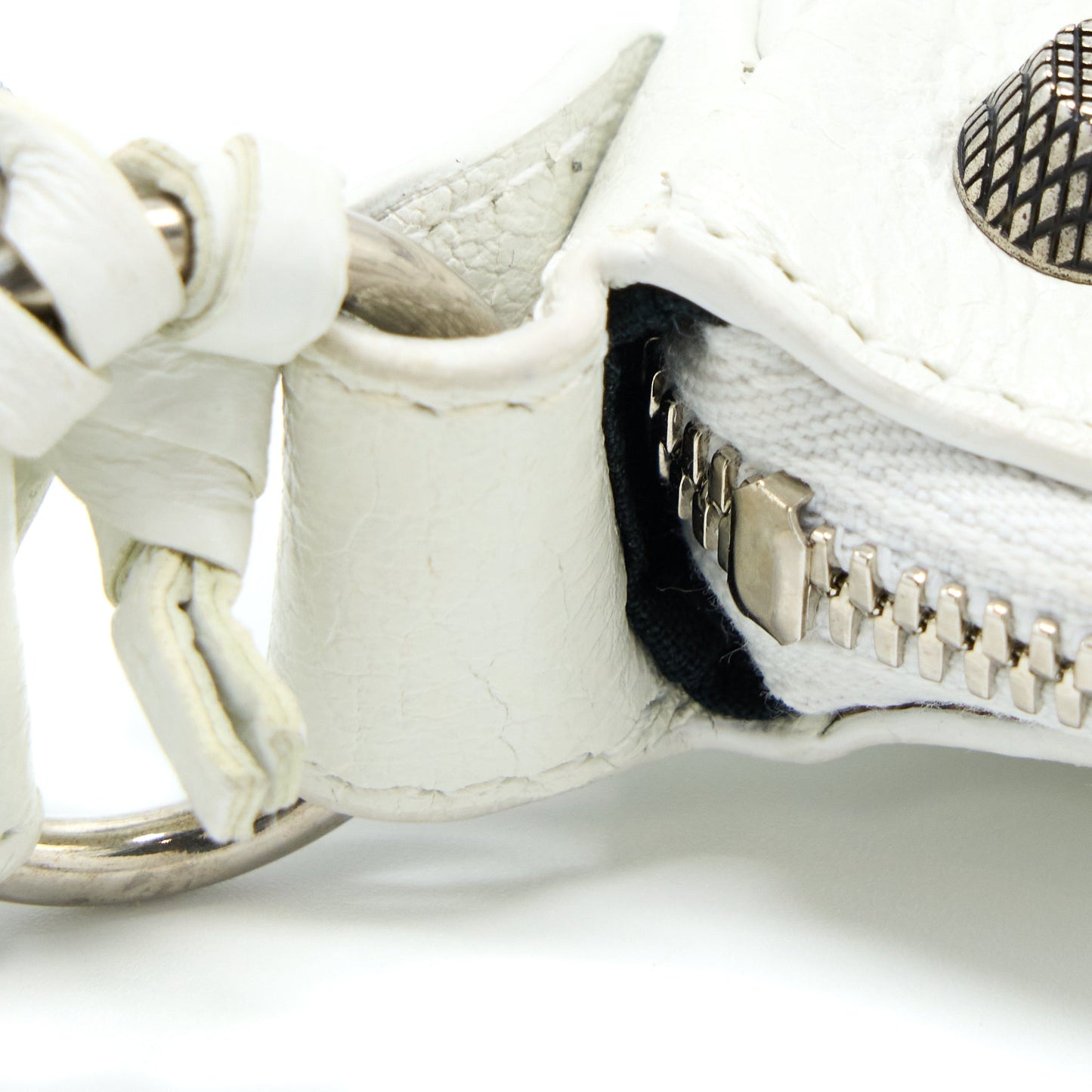 Balenciaga Le Cagole Mini Purse Lambskin White