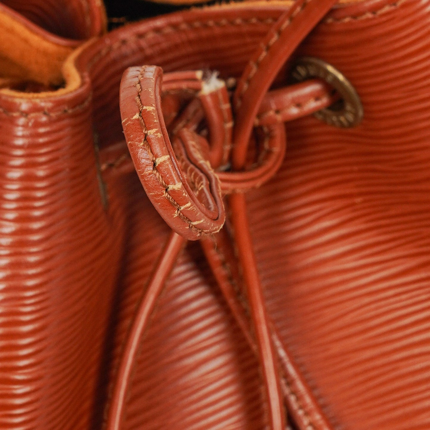 Louis Vuitton Petit Noe Brown EPI Leather Shoulder Bag